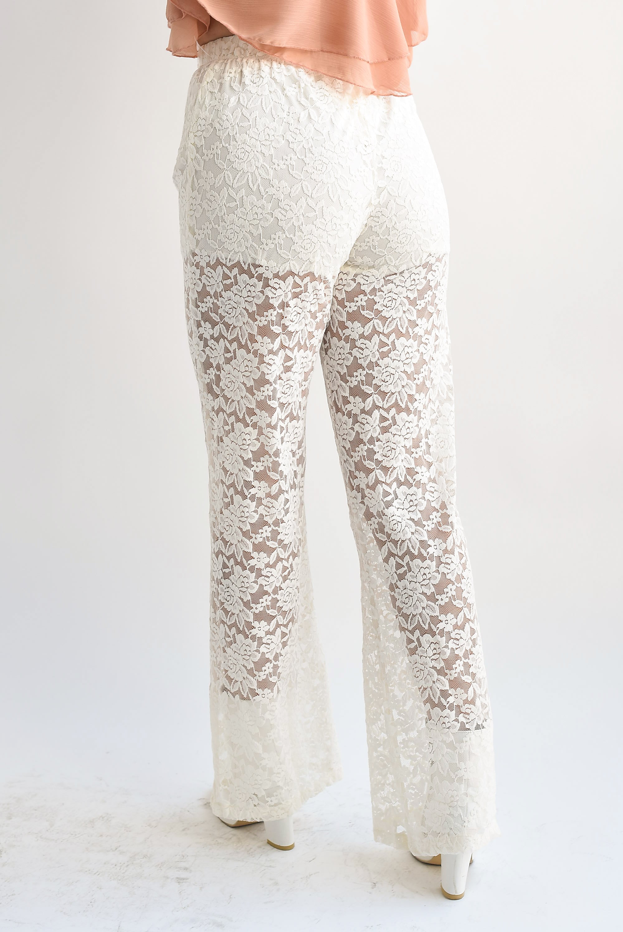 Pantalón encaje Ivory
