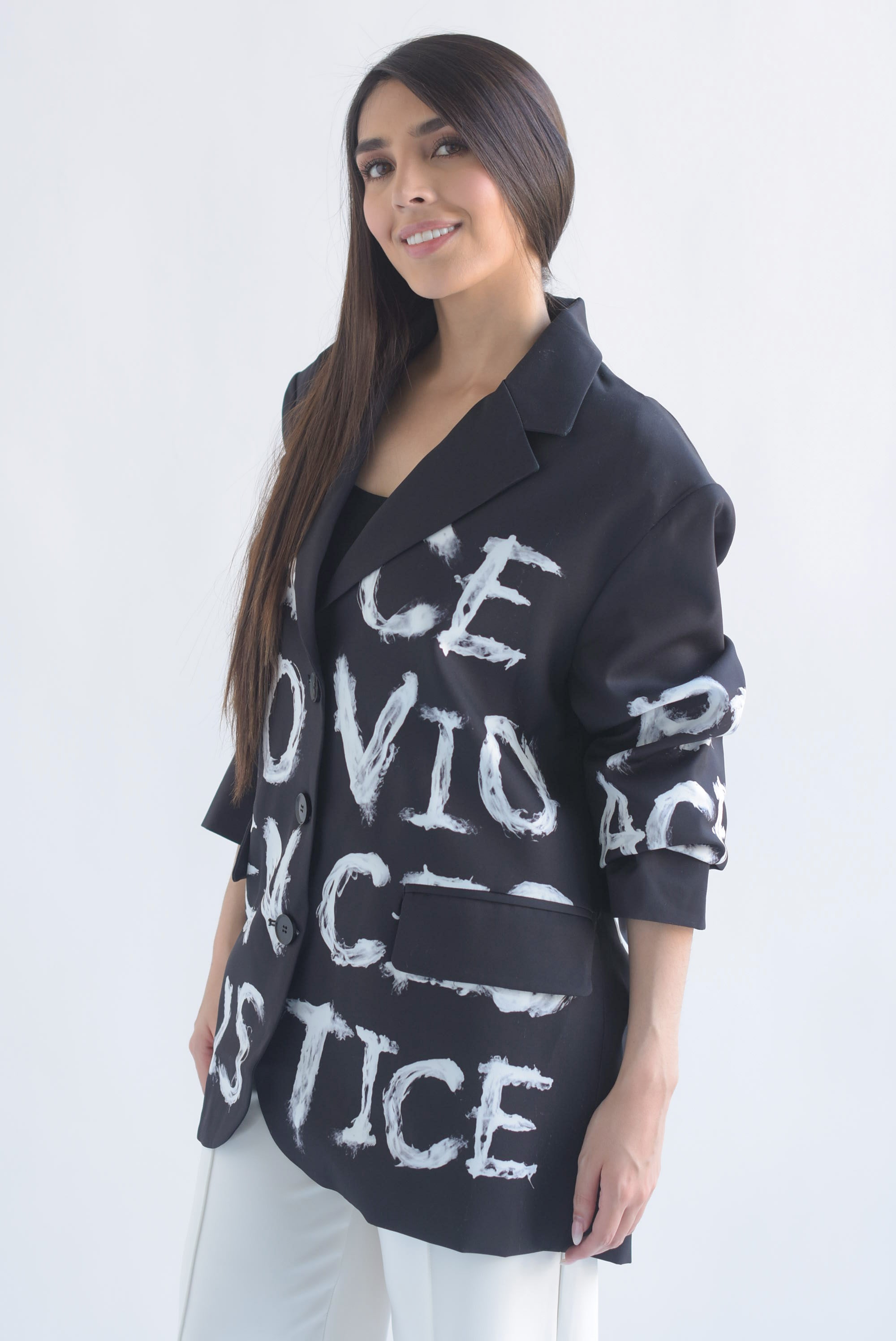 Blazer letras PEACE