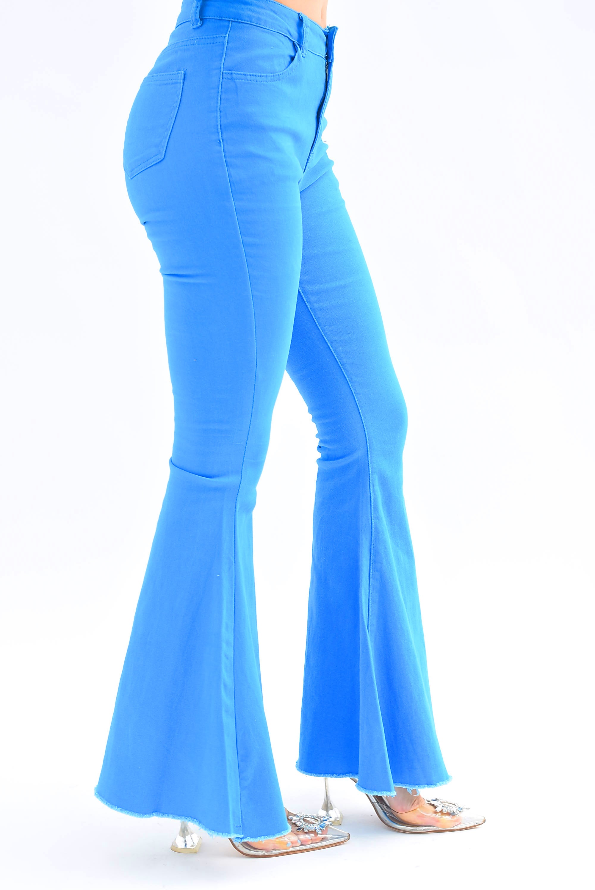 Jeans acampanados Azul