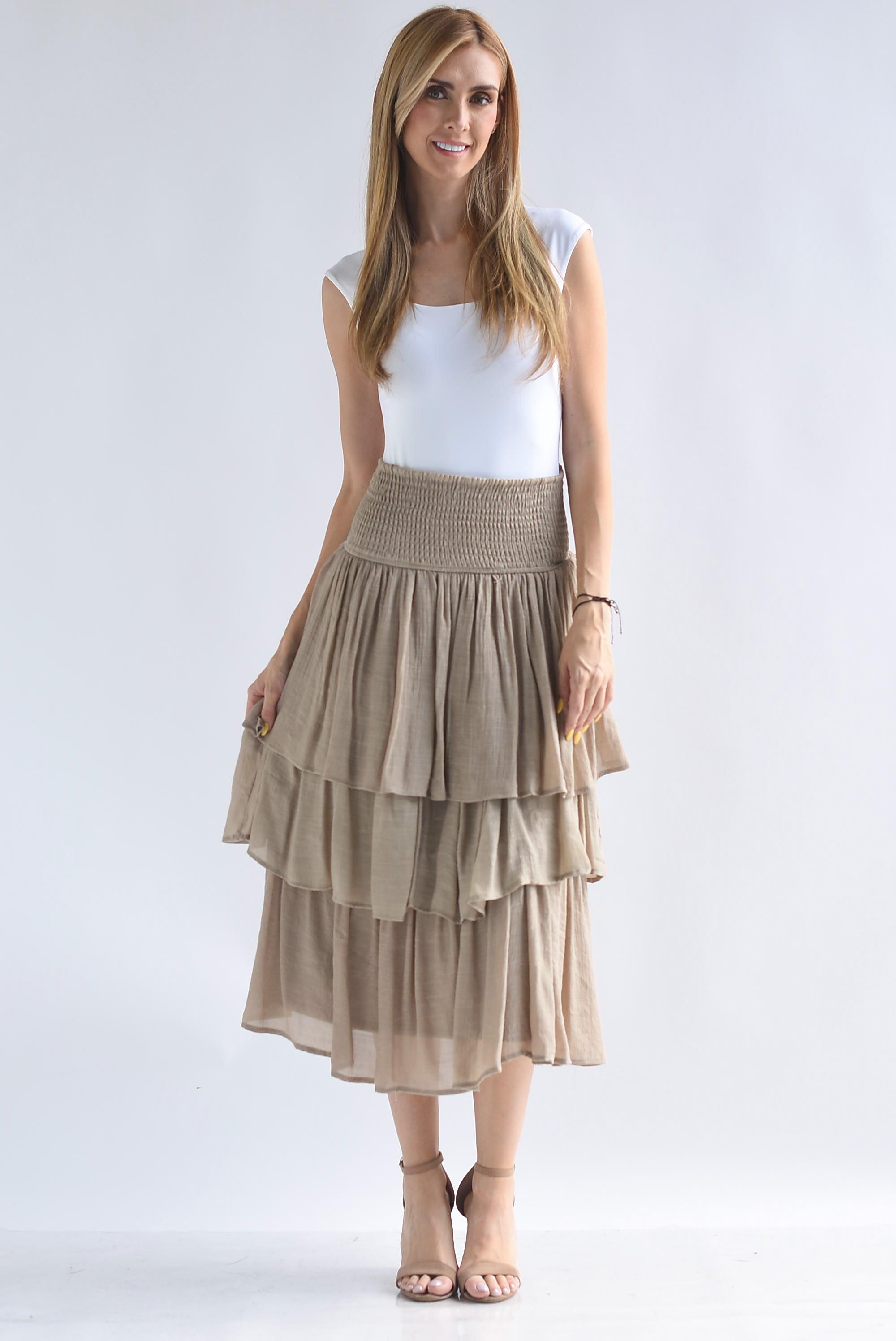 Falda boho olanes