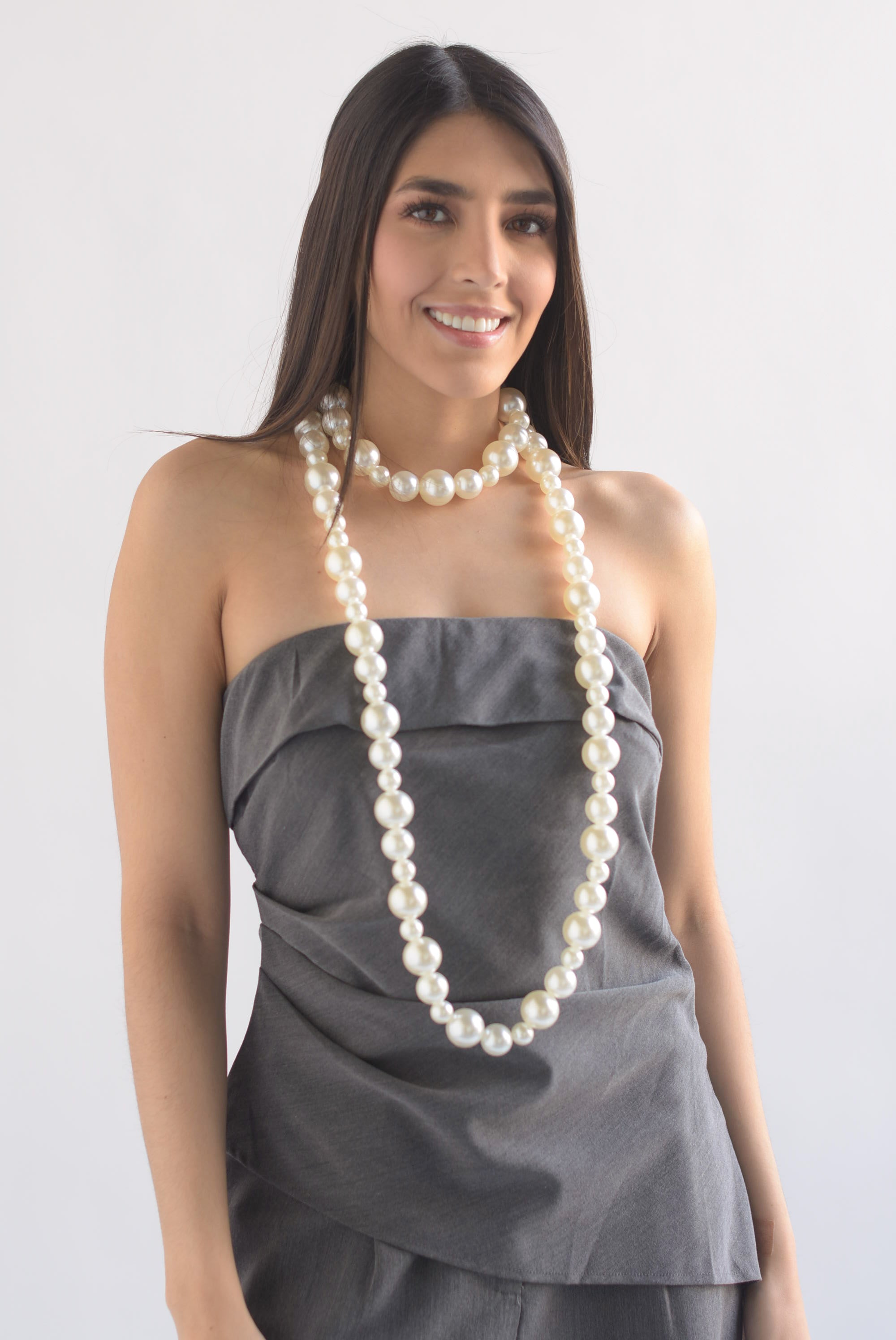 Collar perlas chunky