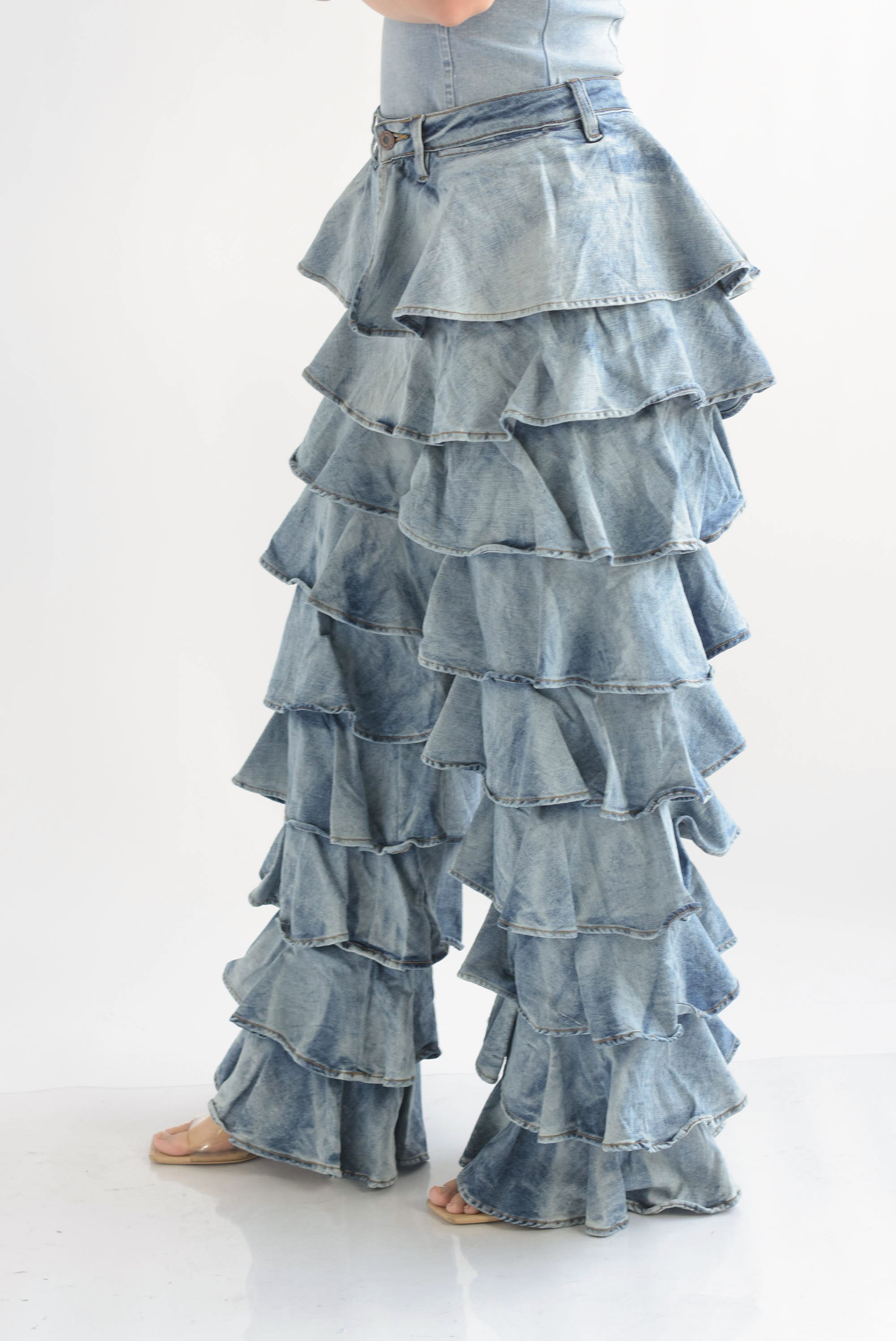 Jeans multi olanes acidwash