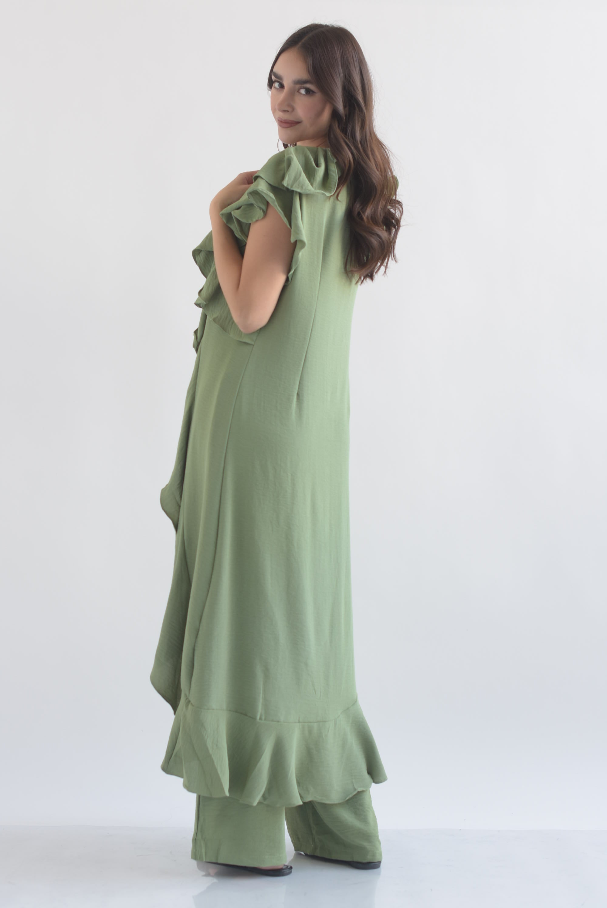 Set Pantalón y Maxi blusa olán