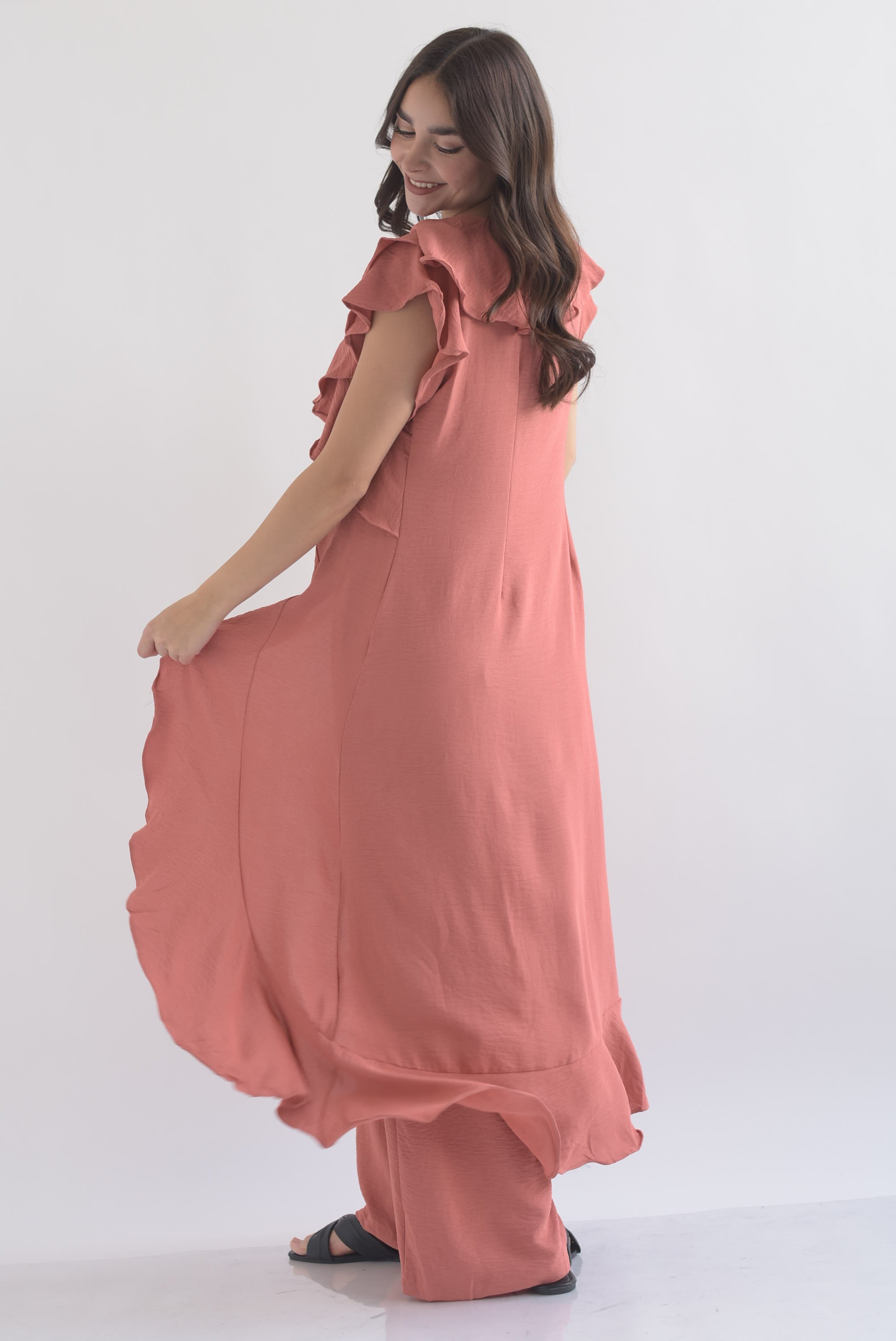 Set Pantalón y Maxi blusa olán