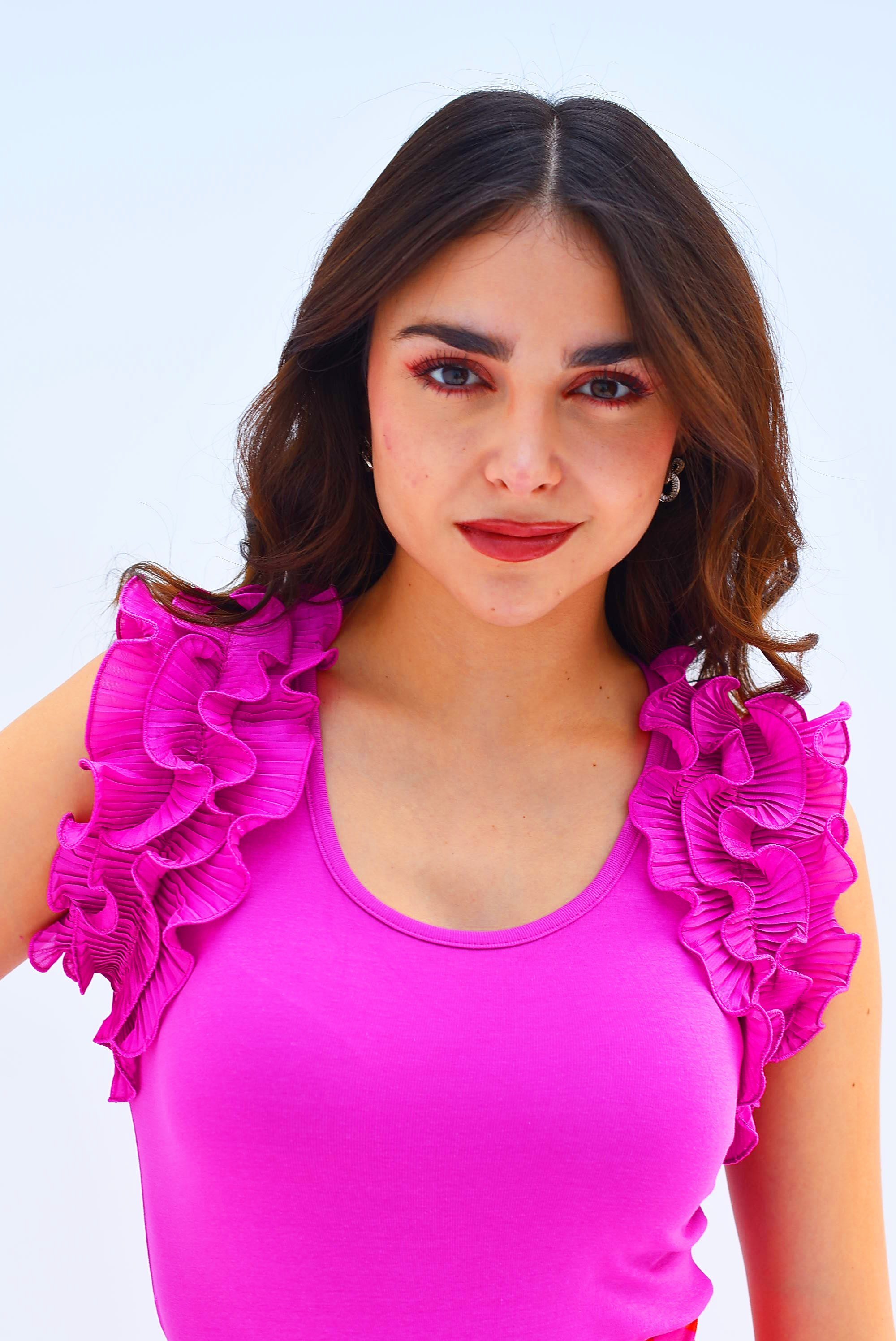 Body manga escarola Morado