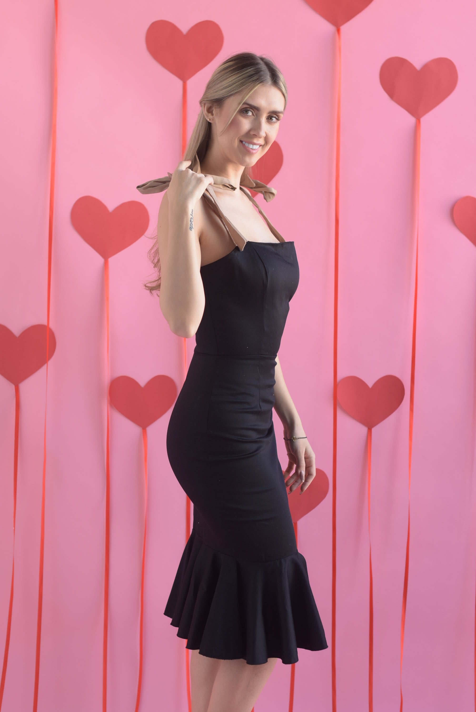 Vestido tirantes cinta