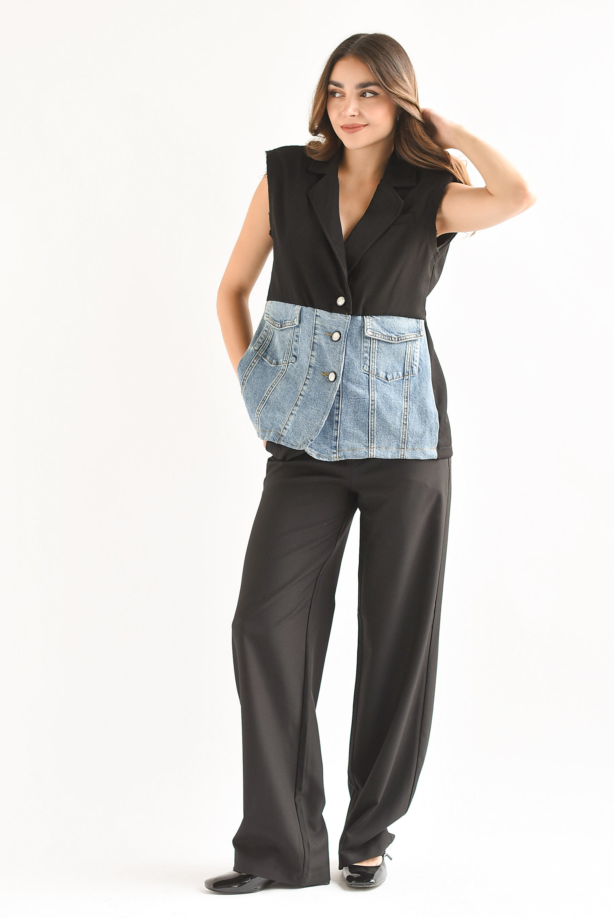 Chaleco sastre Denim
