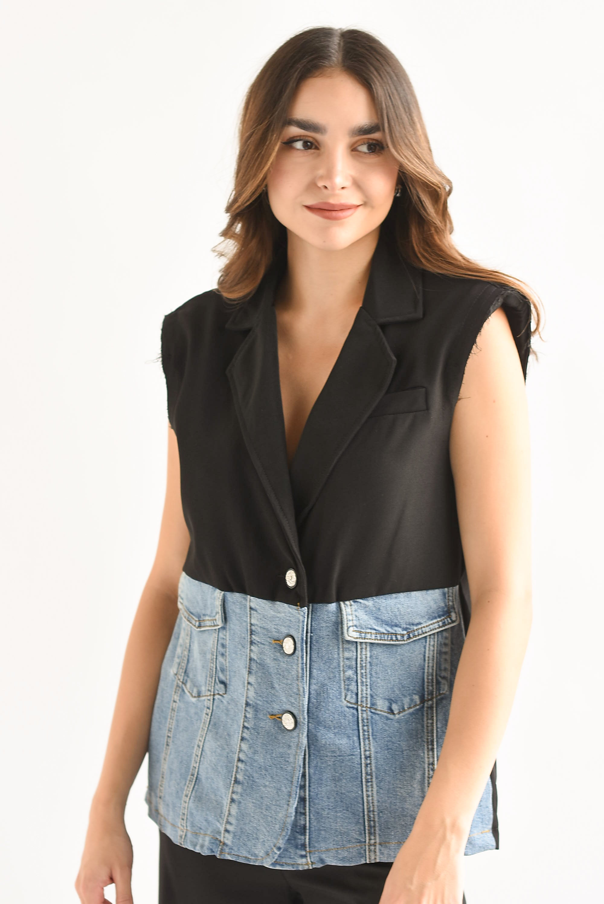 Chaleco sastre Denim