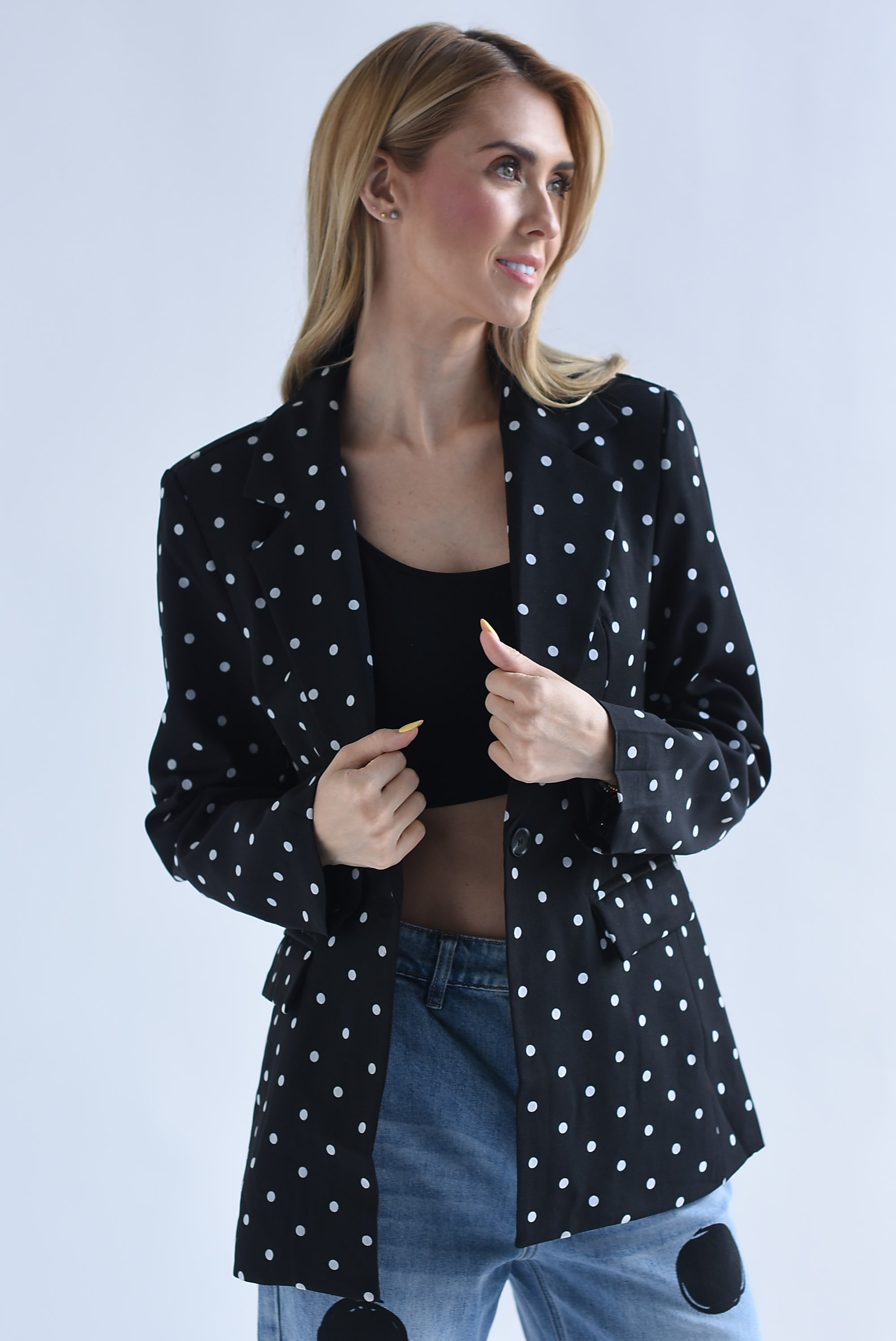 Blazer polka dots