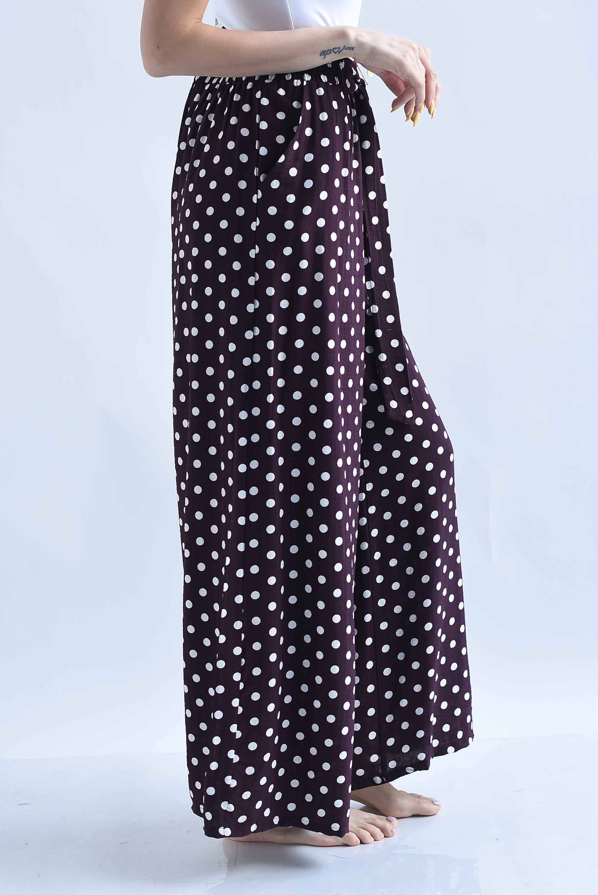 Pantalón cinta polka dots