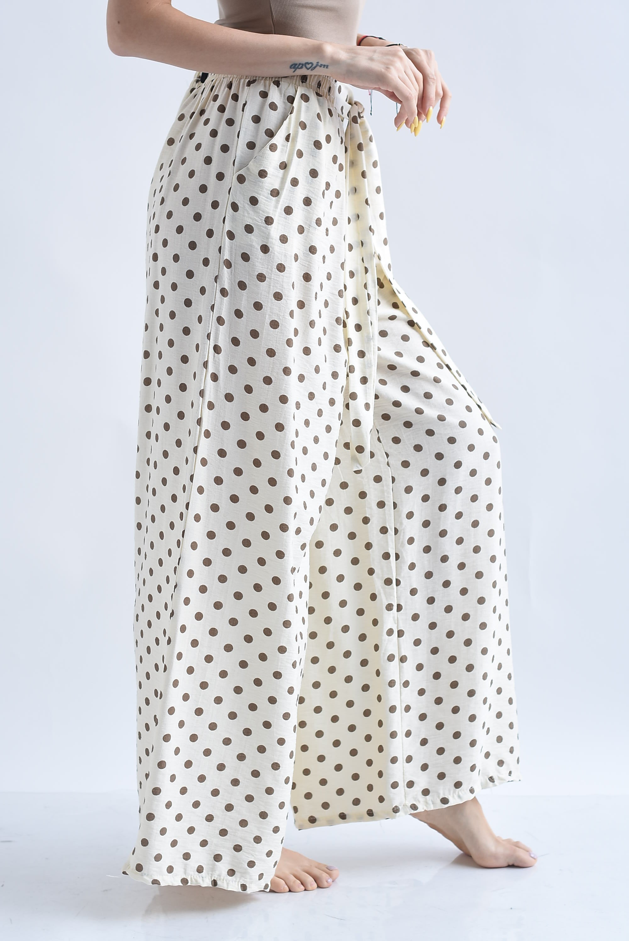 Pantalón cinta polka dots