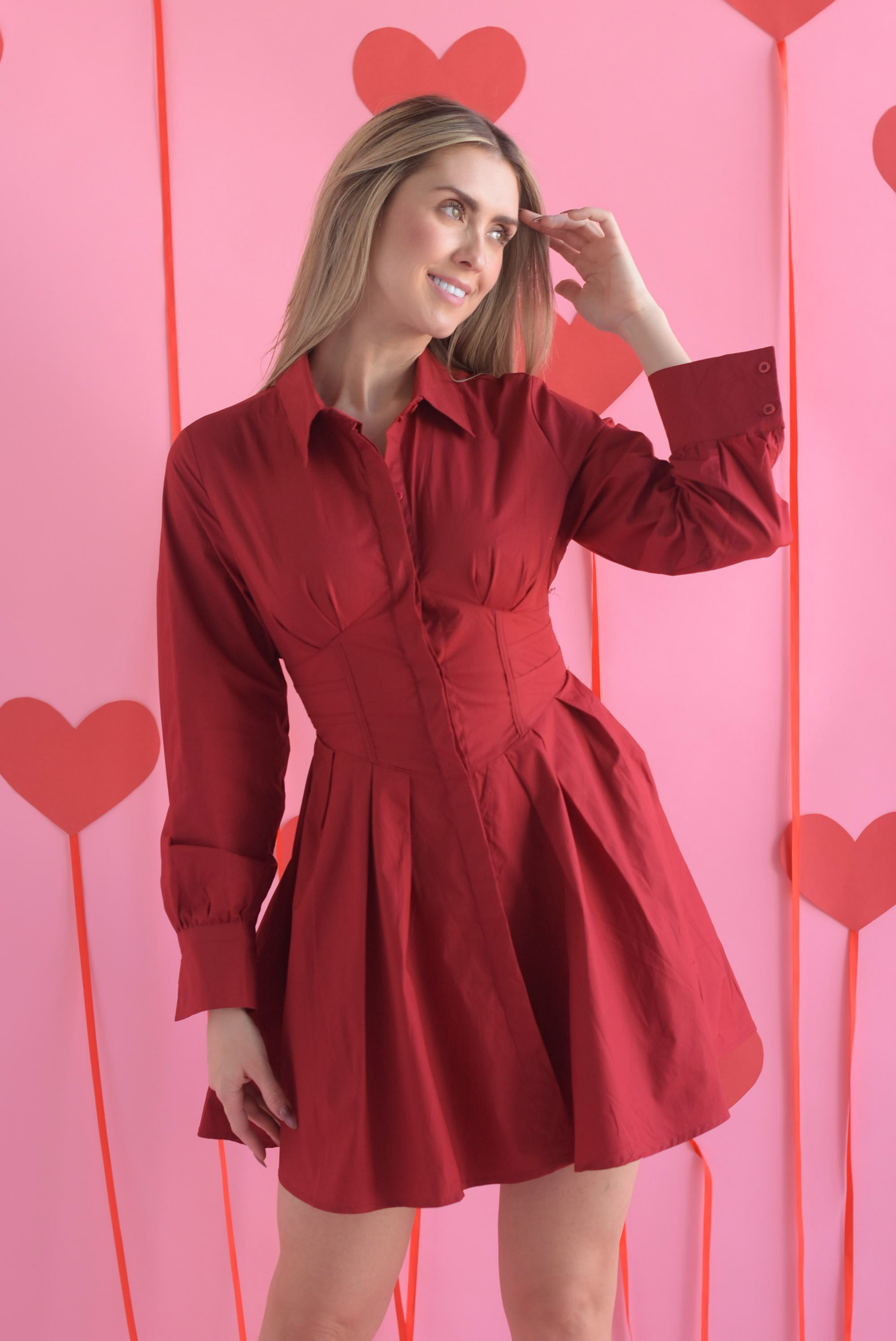 Vestido camisero fajilla