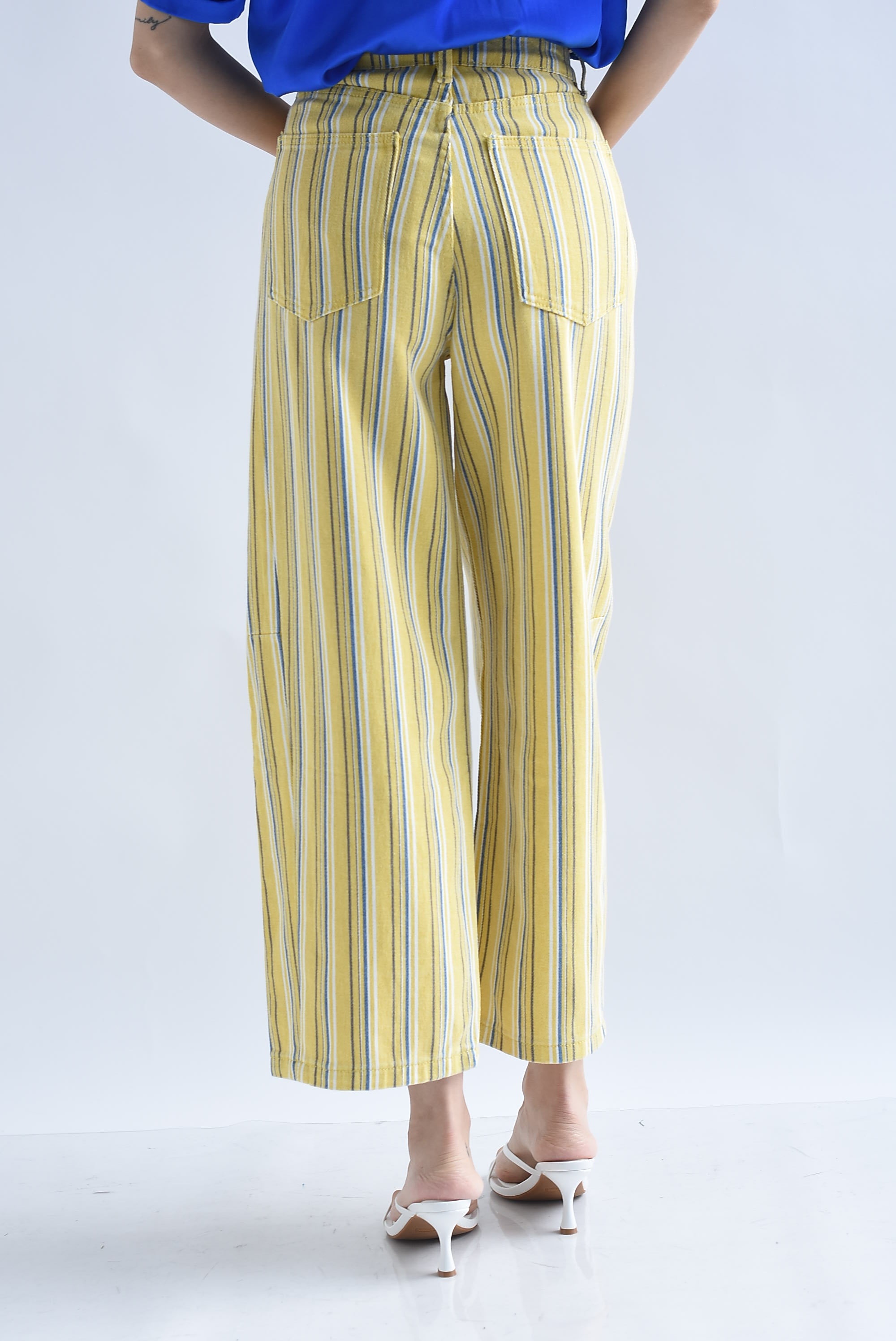 Jeans barrel rayas