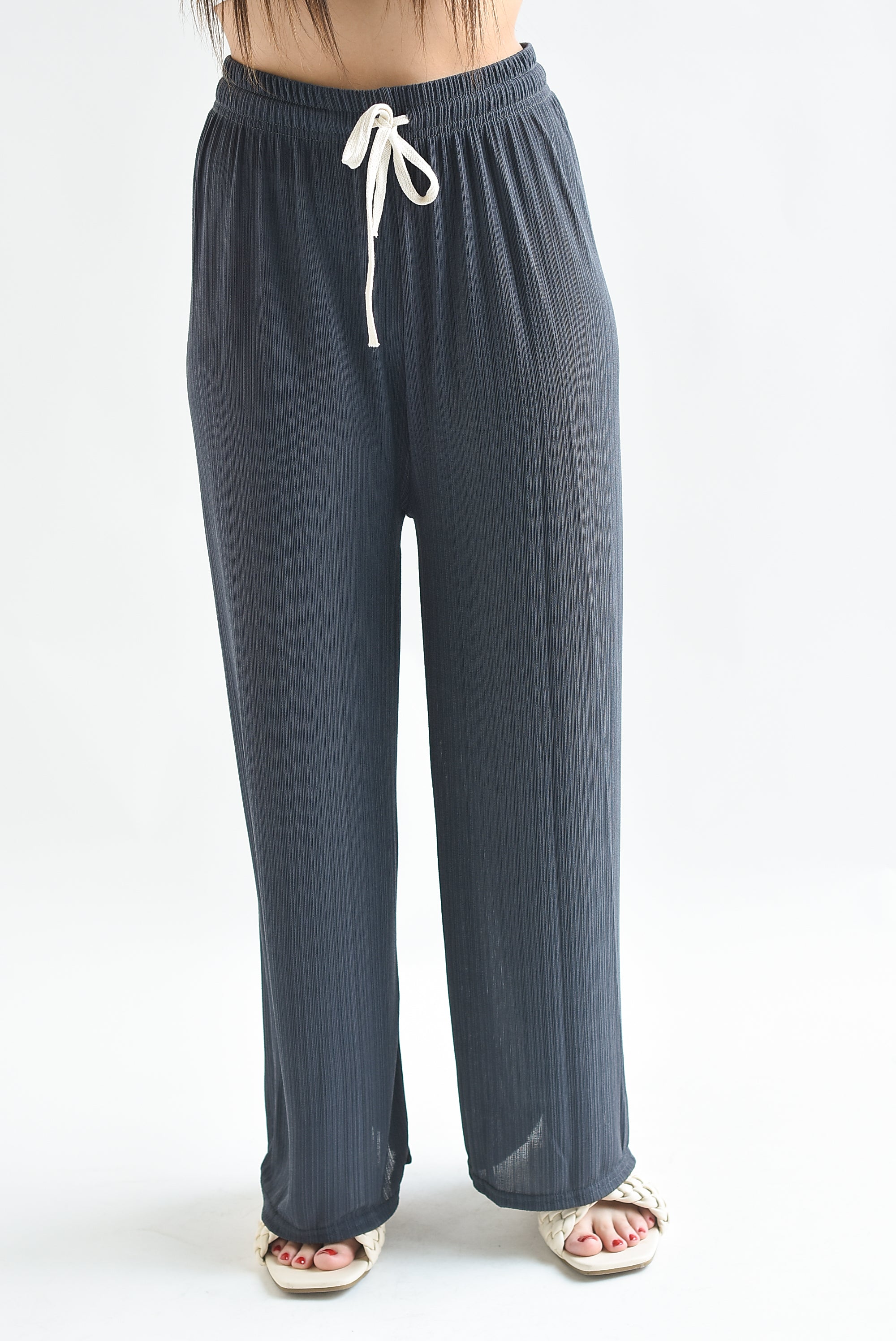 Pantalón textura Gris Oxford