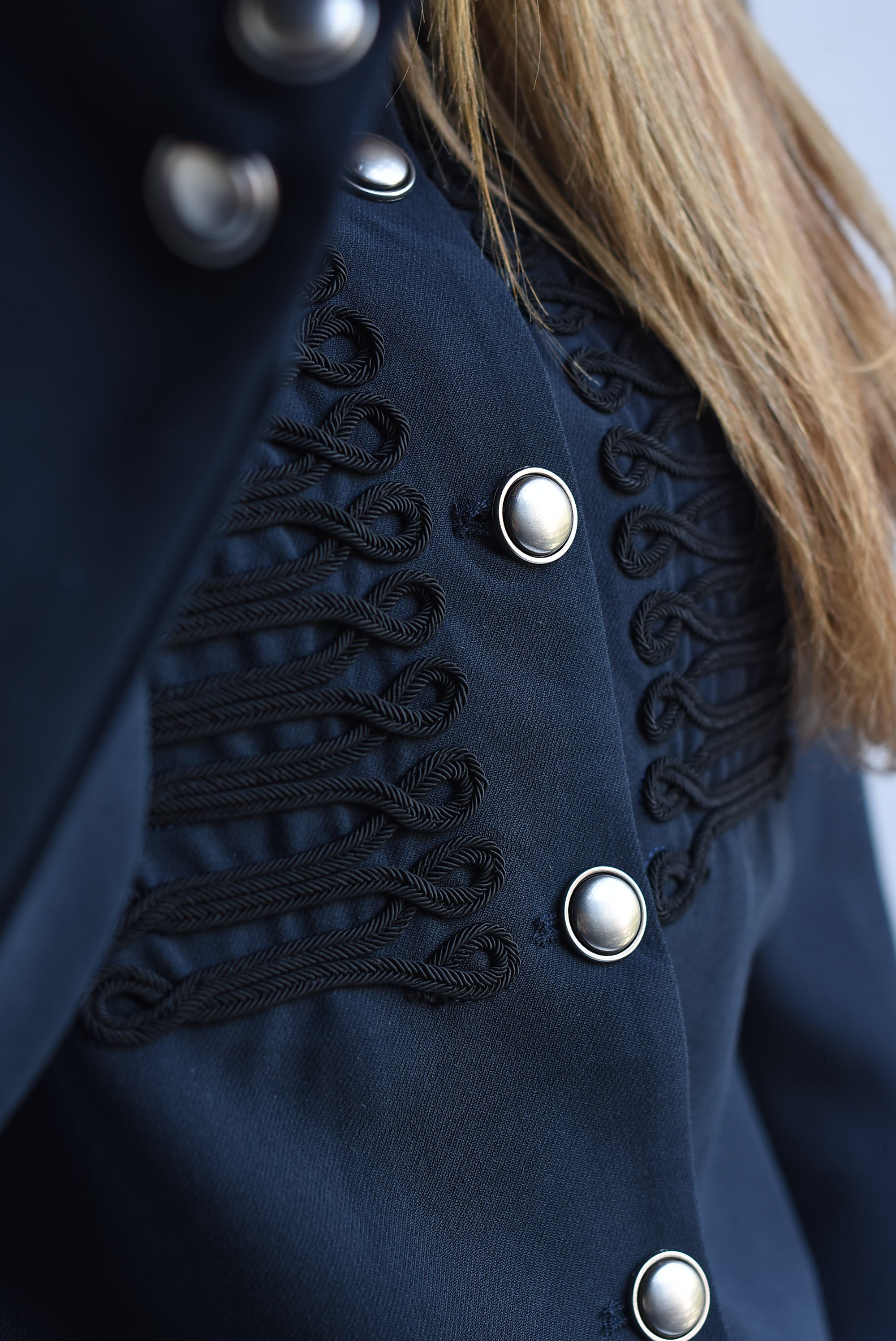 Blazer militar bordado