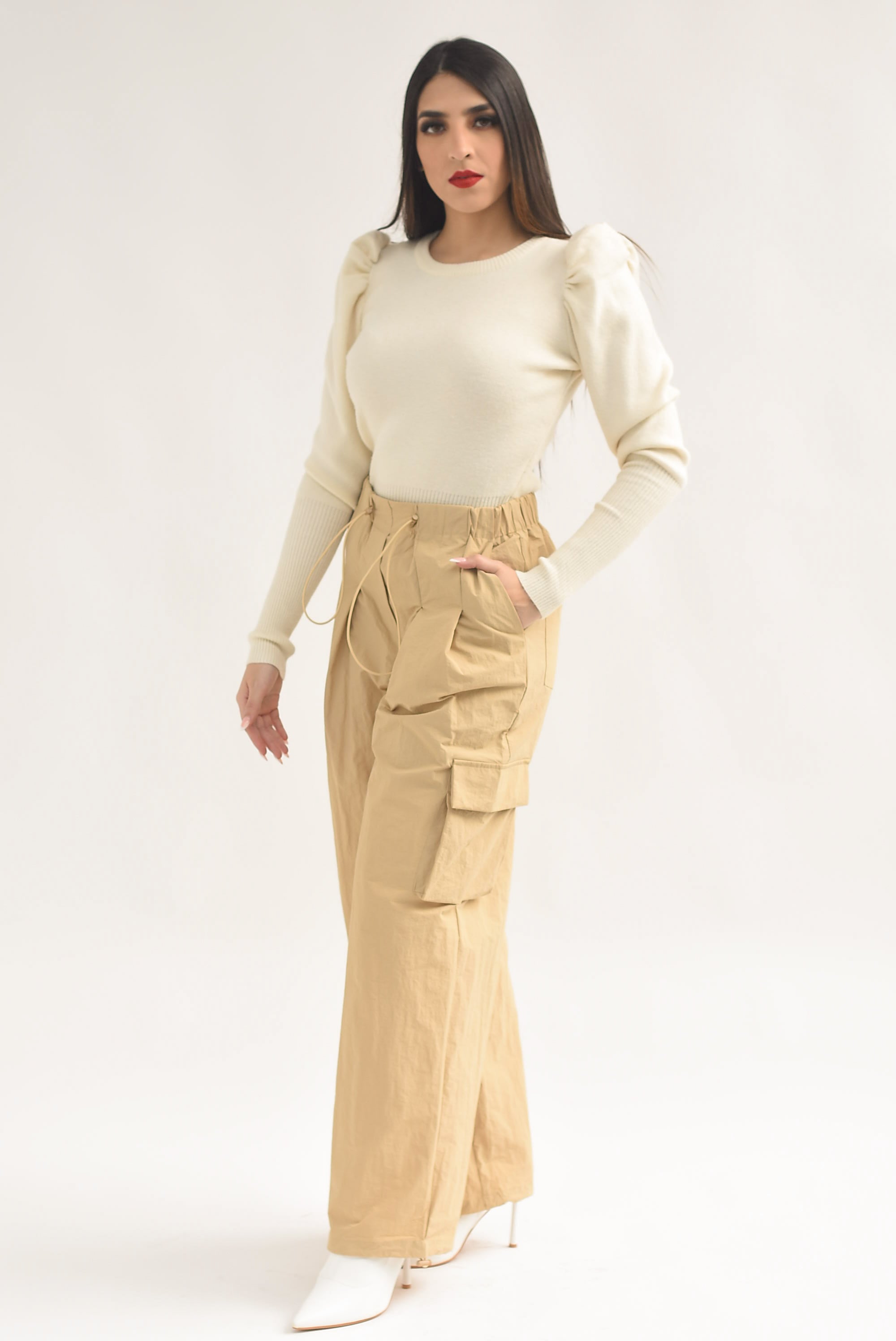 Pantalón Parachute cargo Kaki