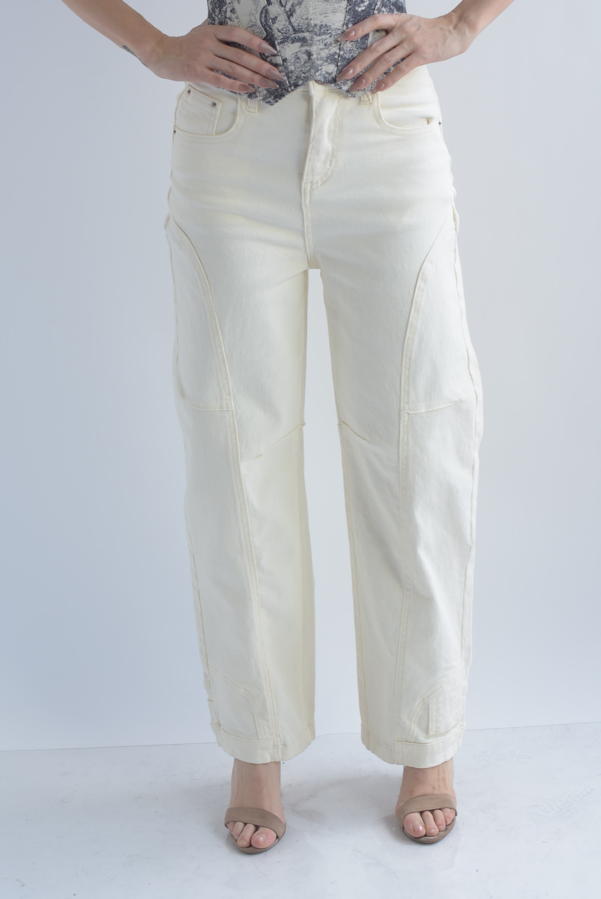 Jeans Barrel invertidos