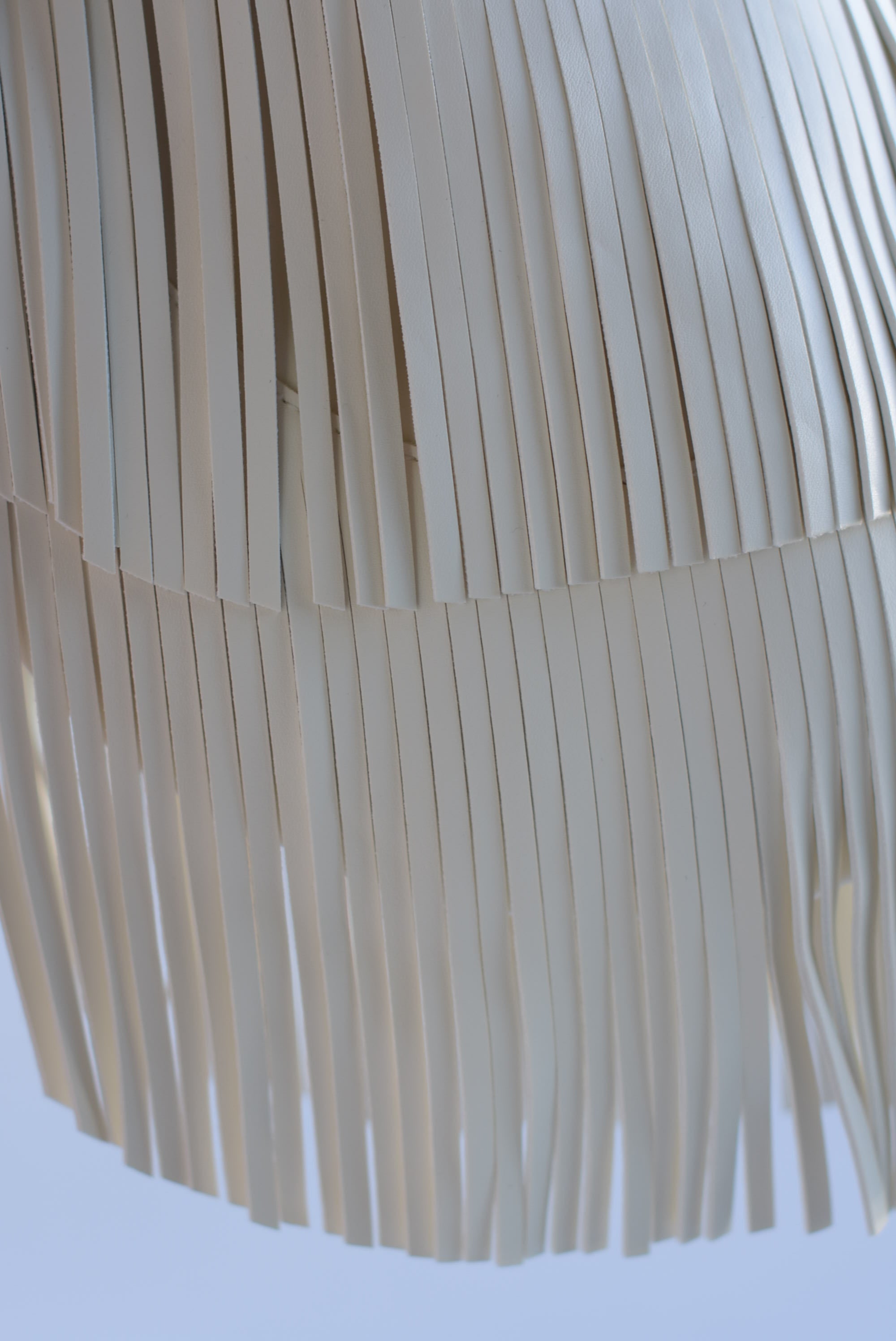 Bolsa boho flecos vinipiel Ivory