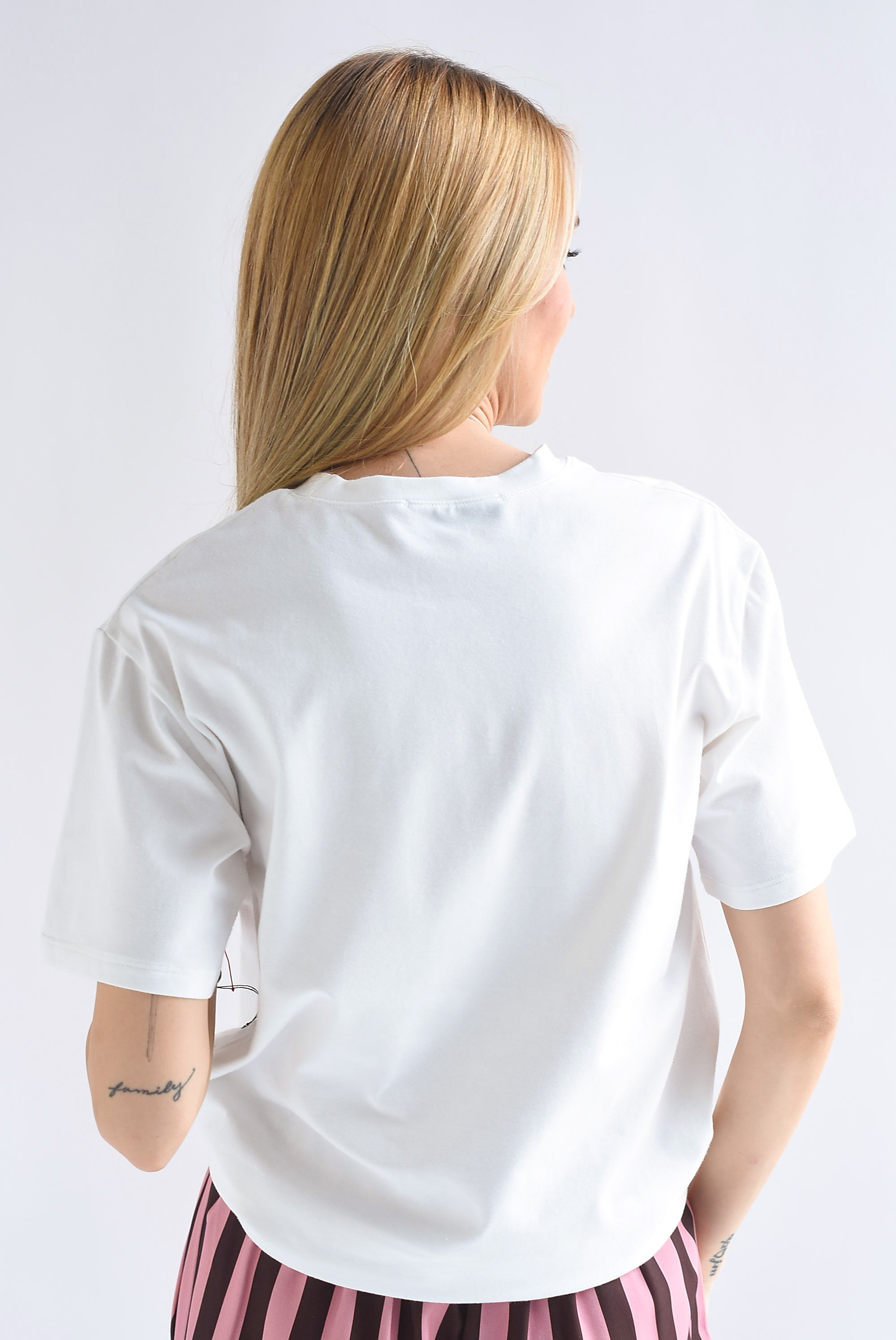 T-Shirt perro gafas rayas
