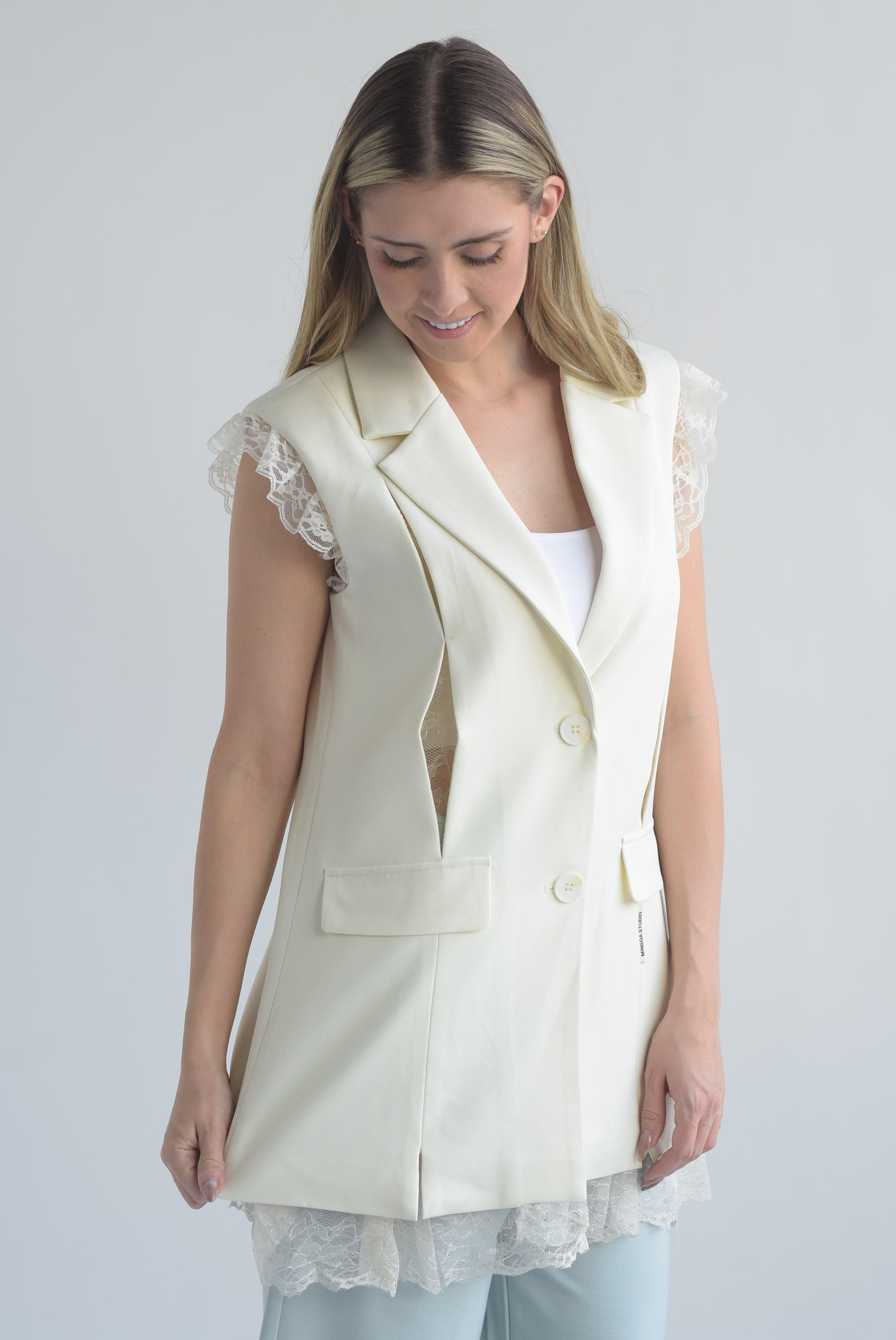 Chaleco forro encaje