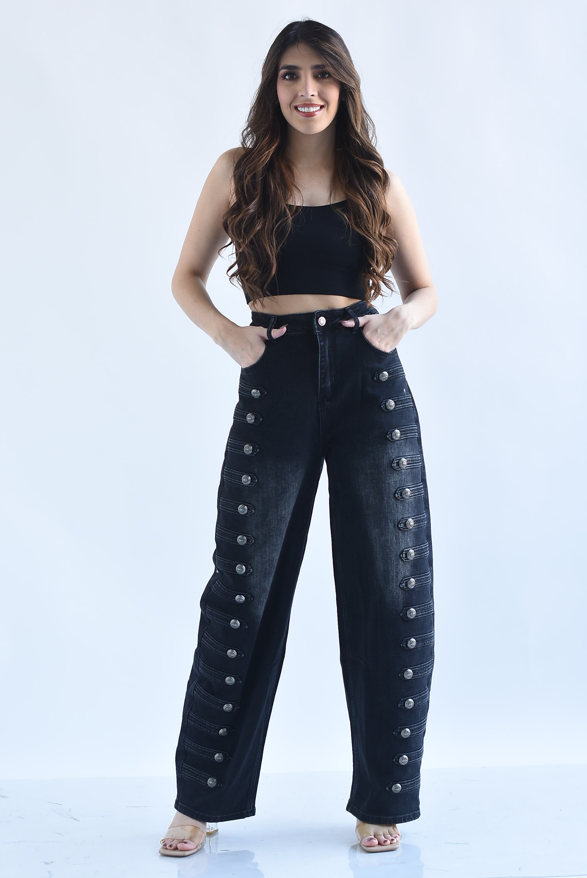 Jeans barrel militar