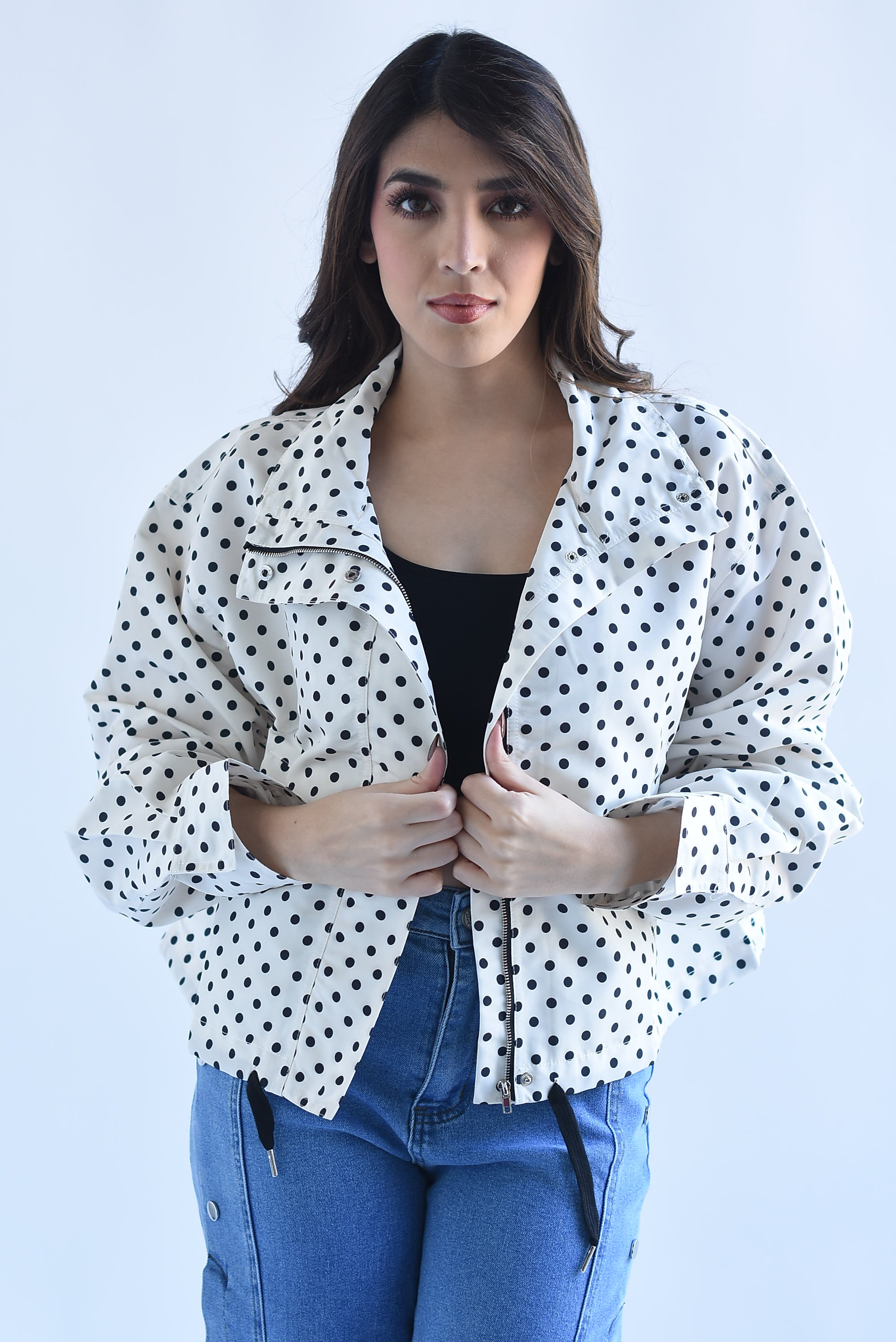 Chamarra polka dots jaretas