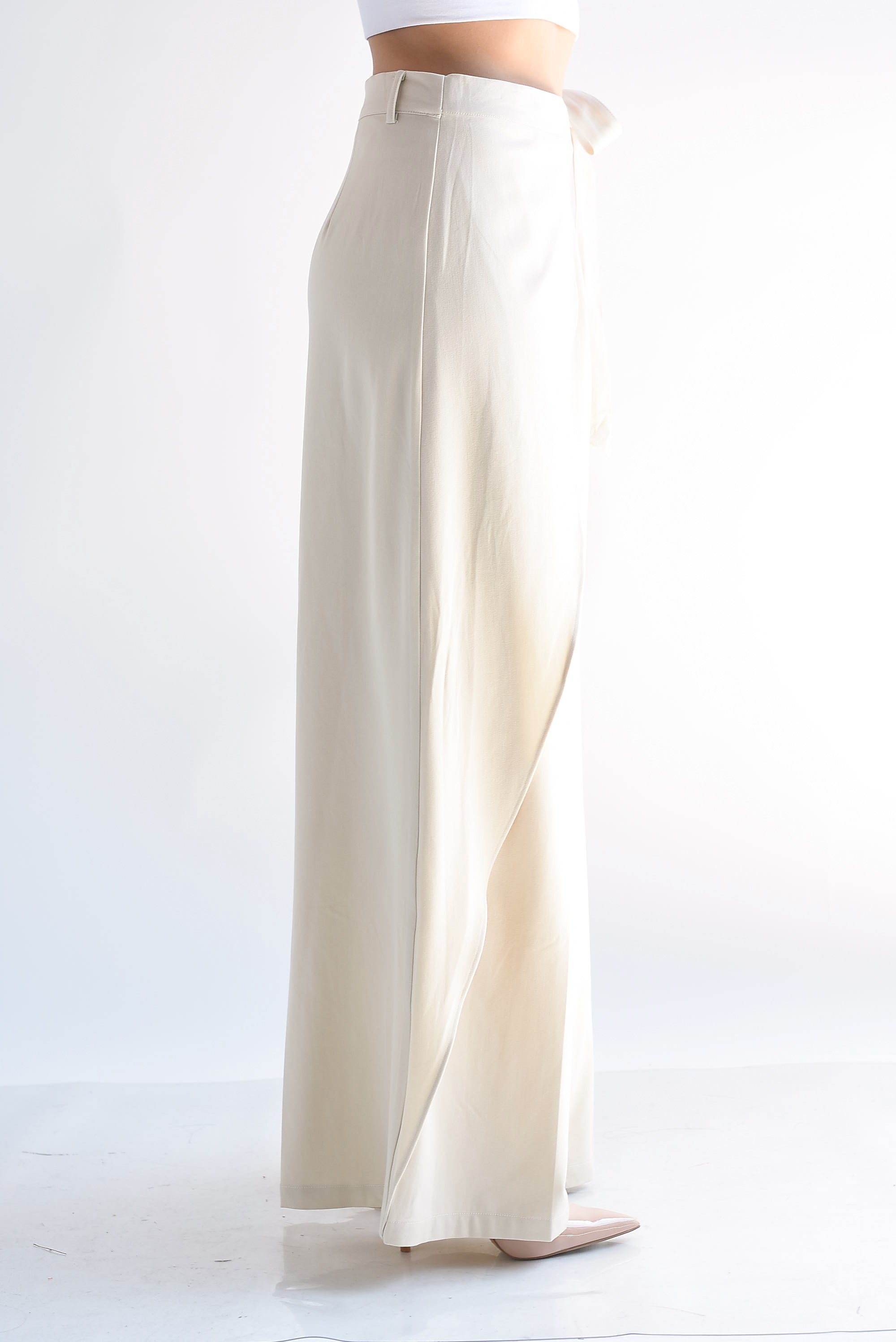 Pantalón faldón cinta