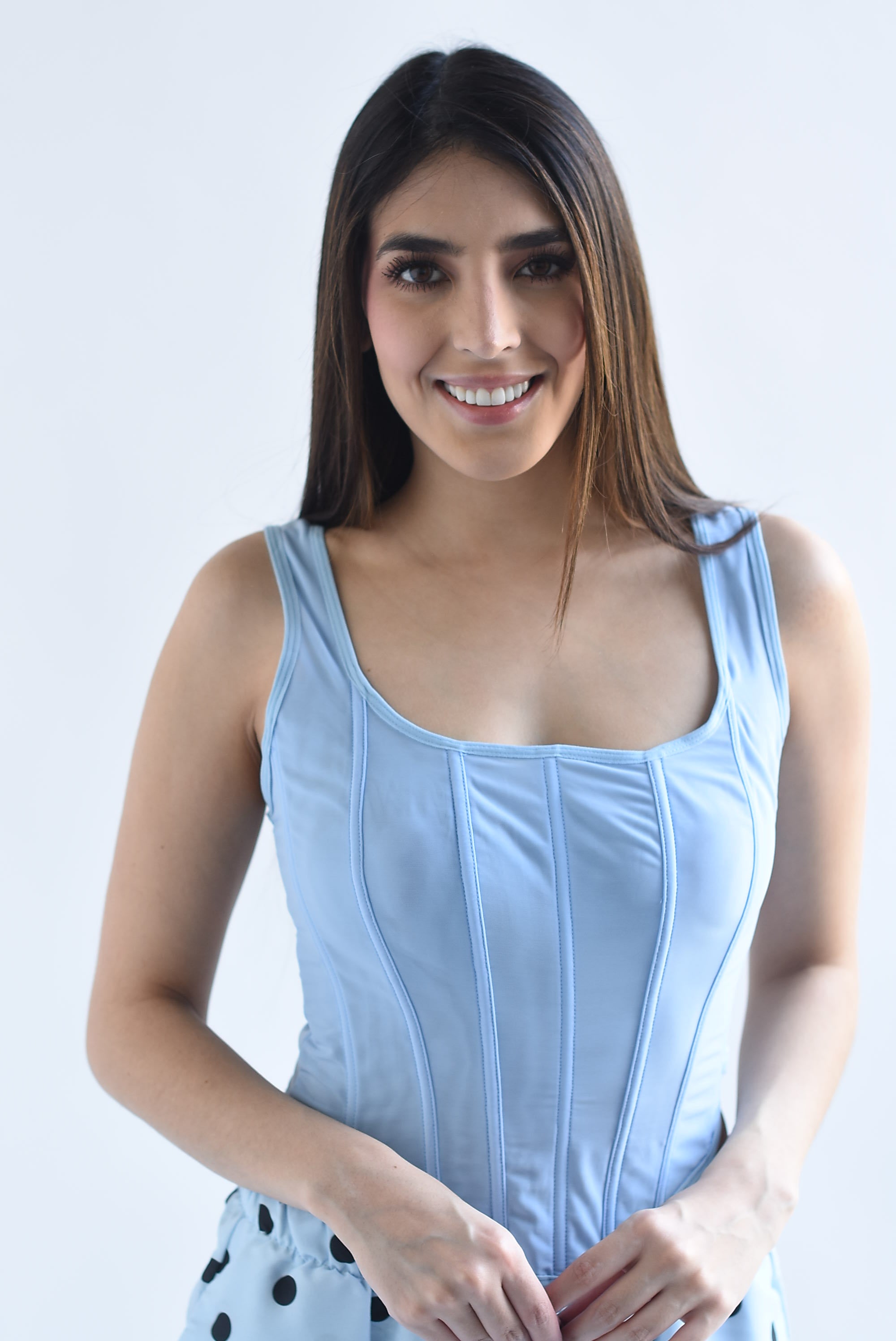 Top corsetero mesh