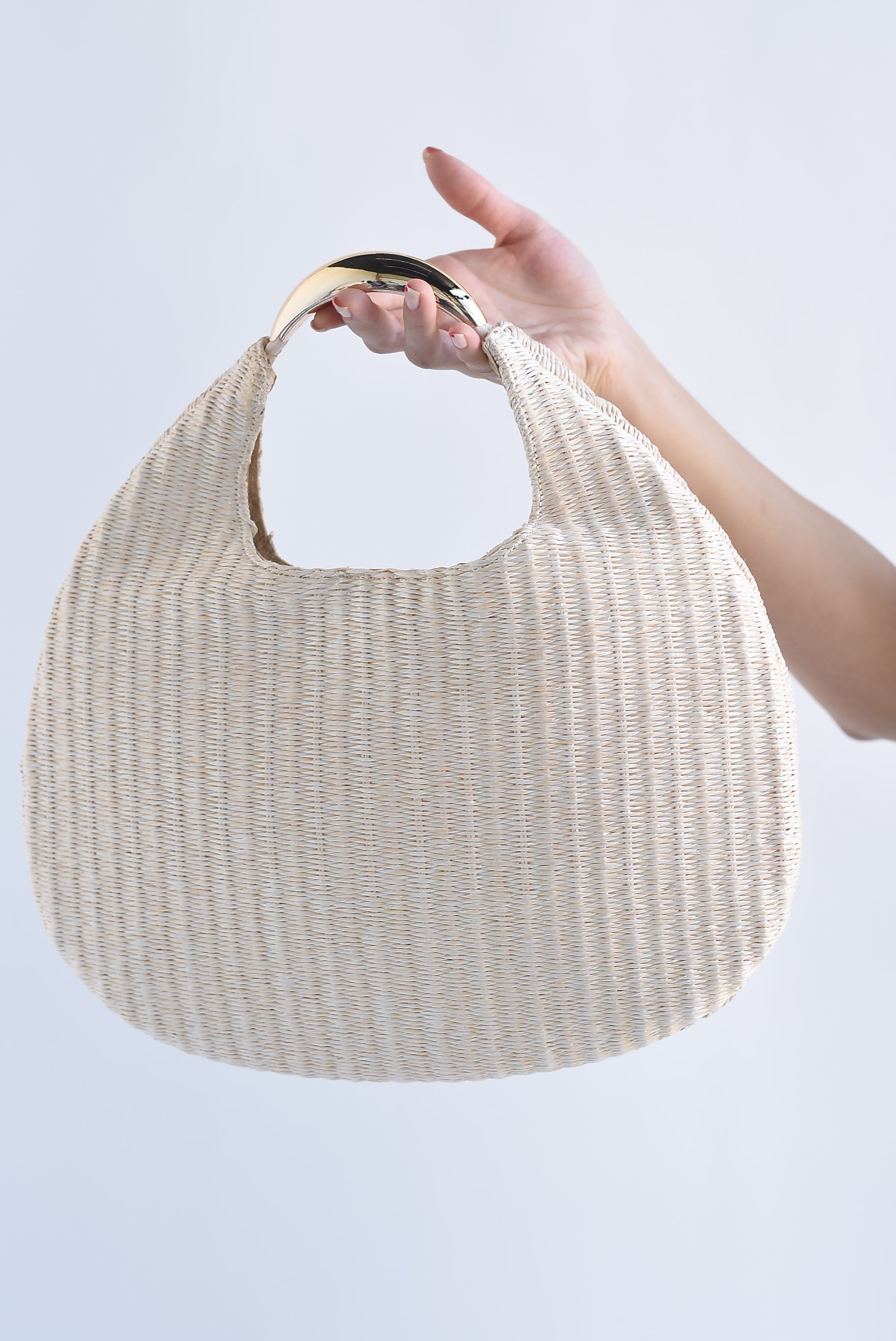 Bolso hobo tejido