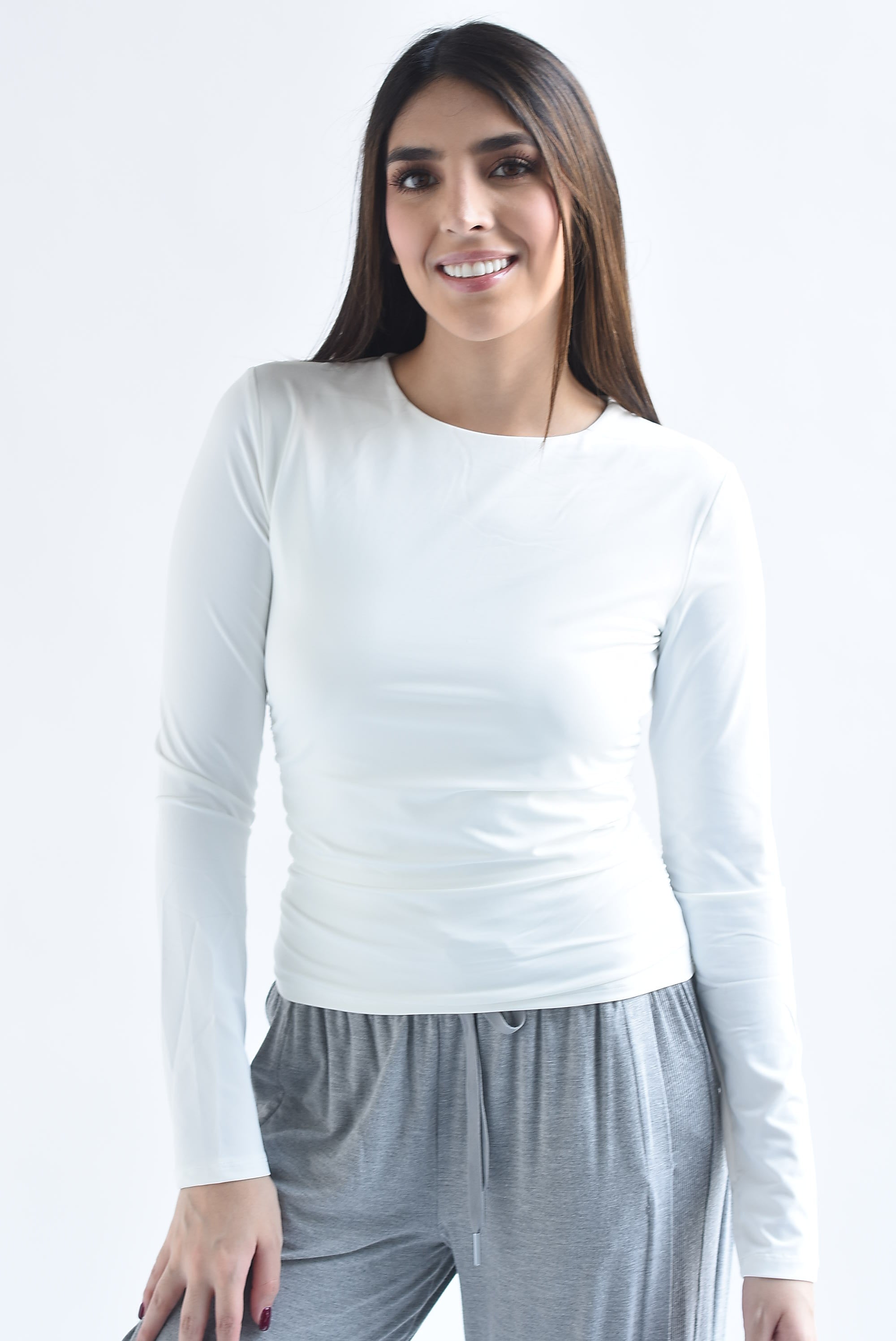 Blusa manga larga licra