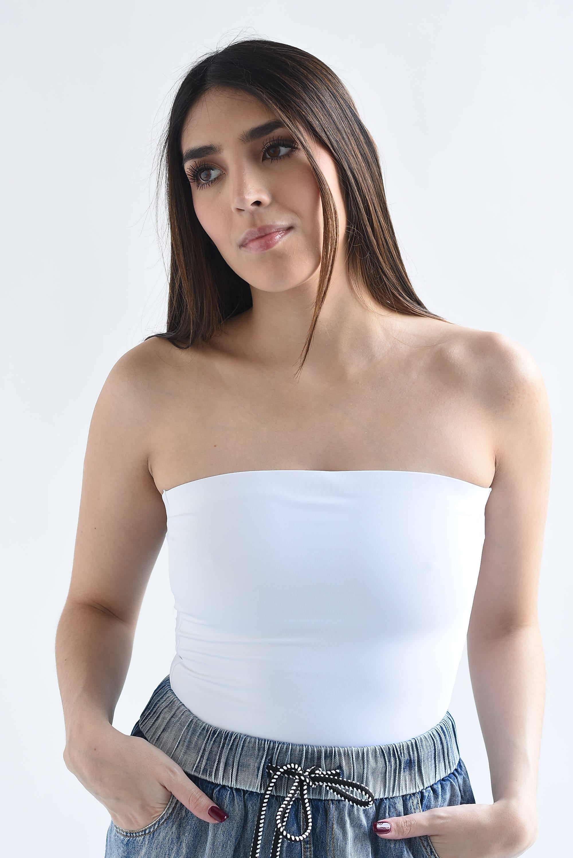 Body strapless seamless doble