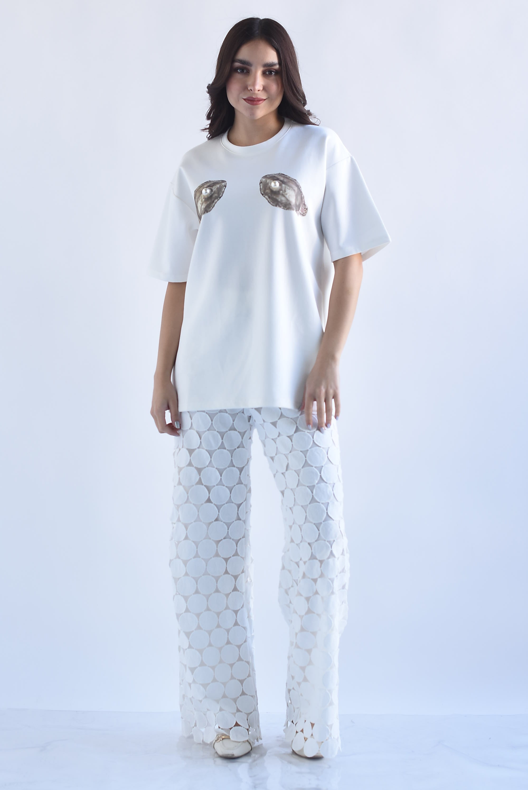 Pantalón calado círculos