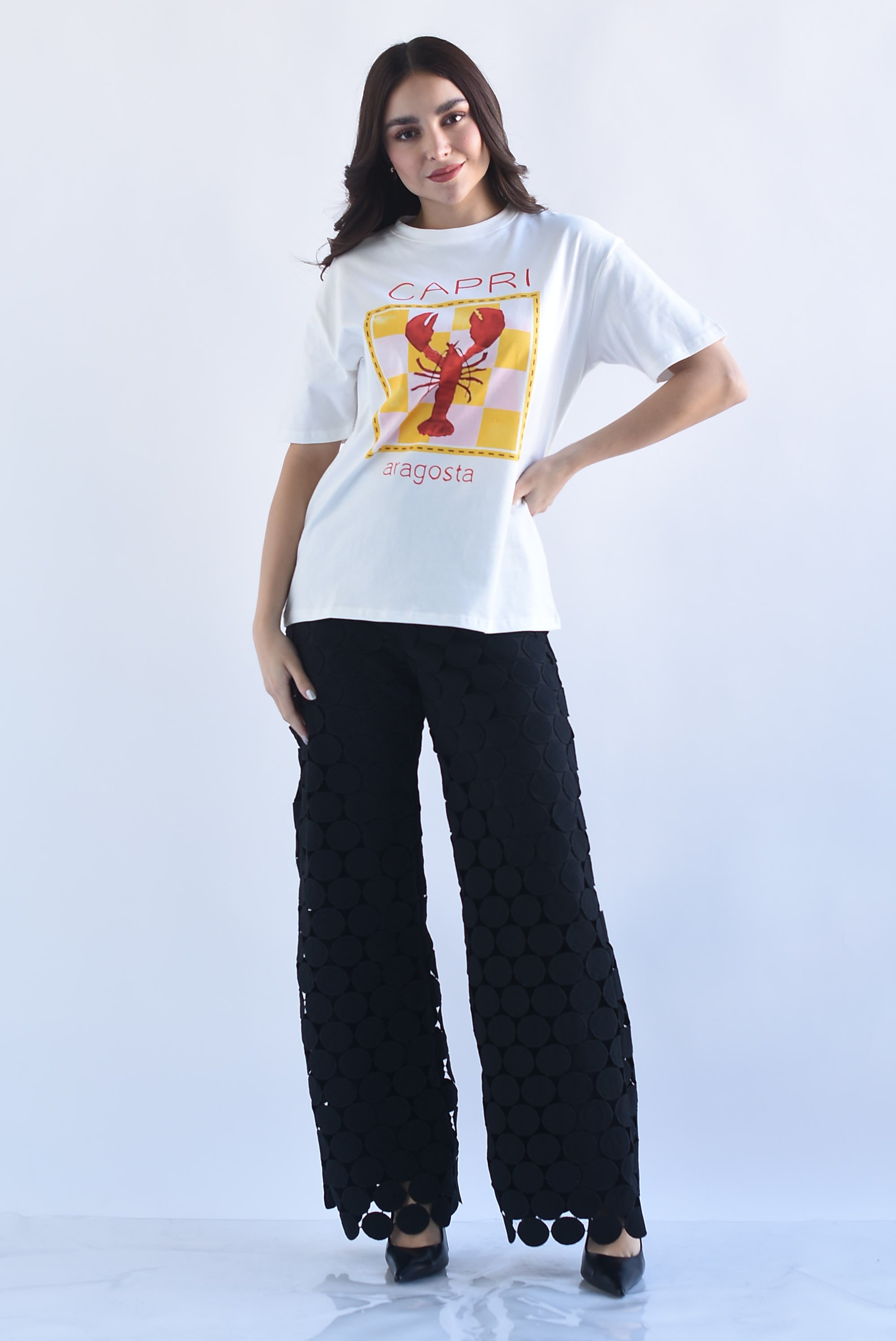 Pantalón calado círculos