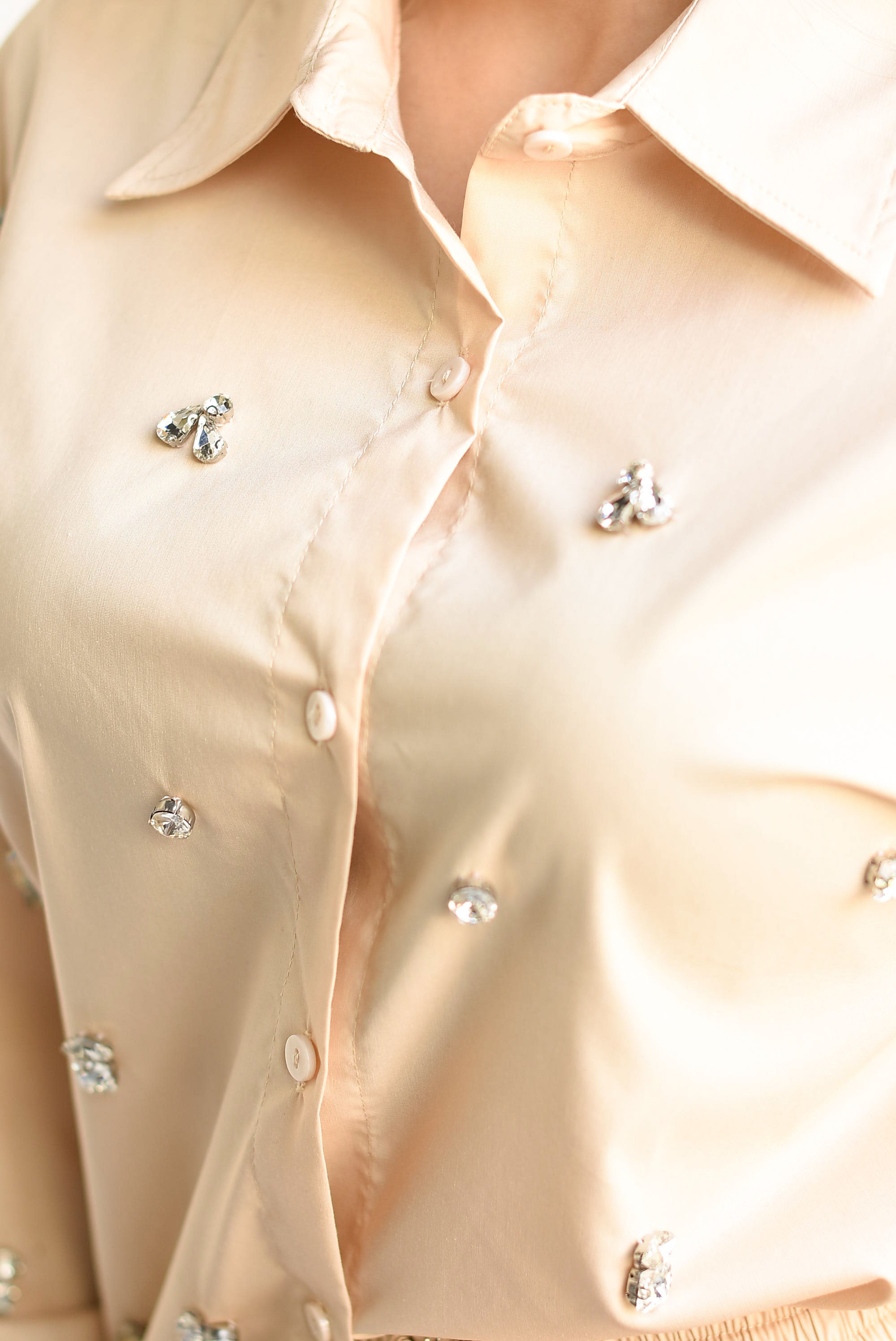 Set Pantalón y Camisa joya Beige