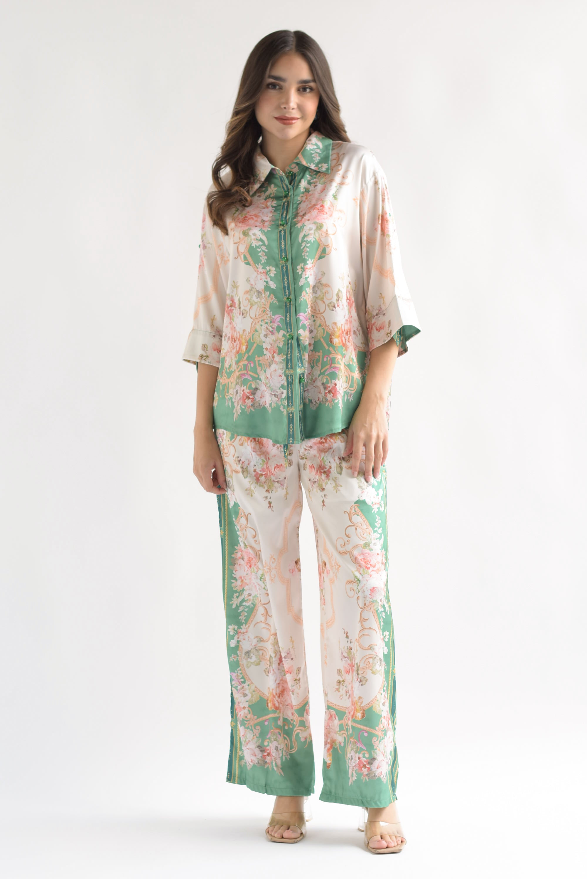 Set Pantalón y Blusa Floral