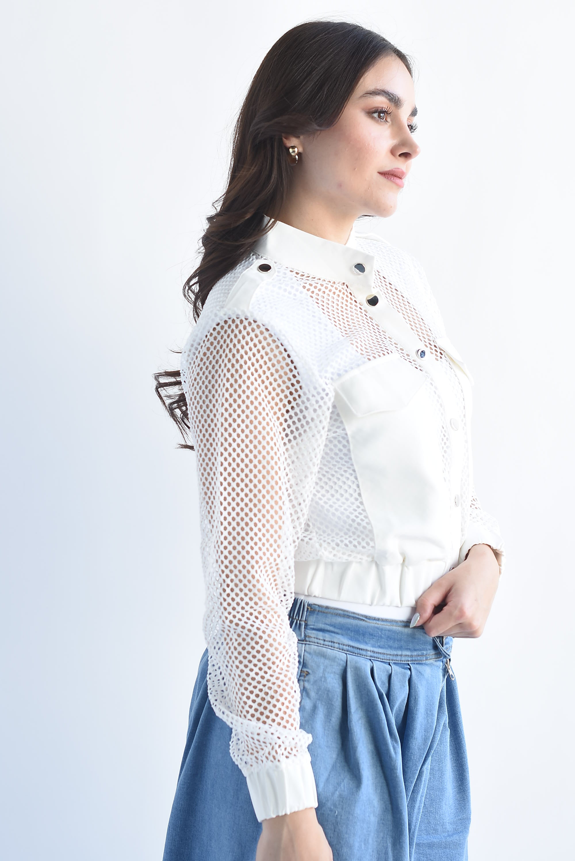 Chamarra bomber calada