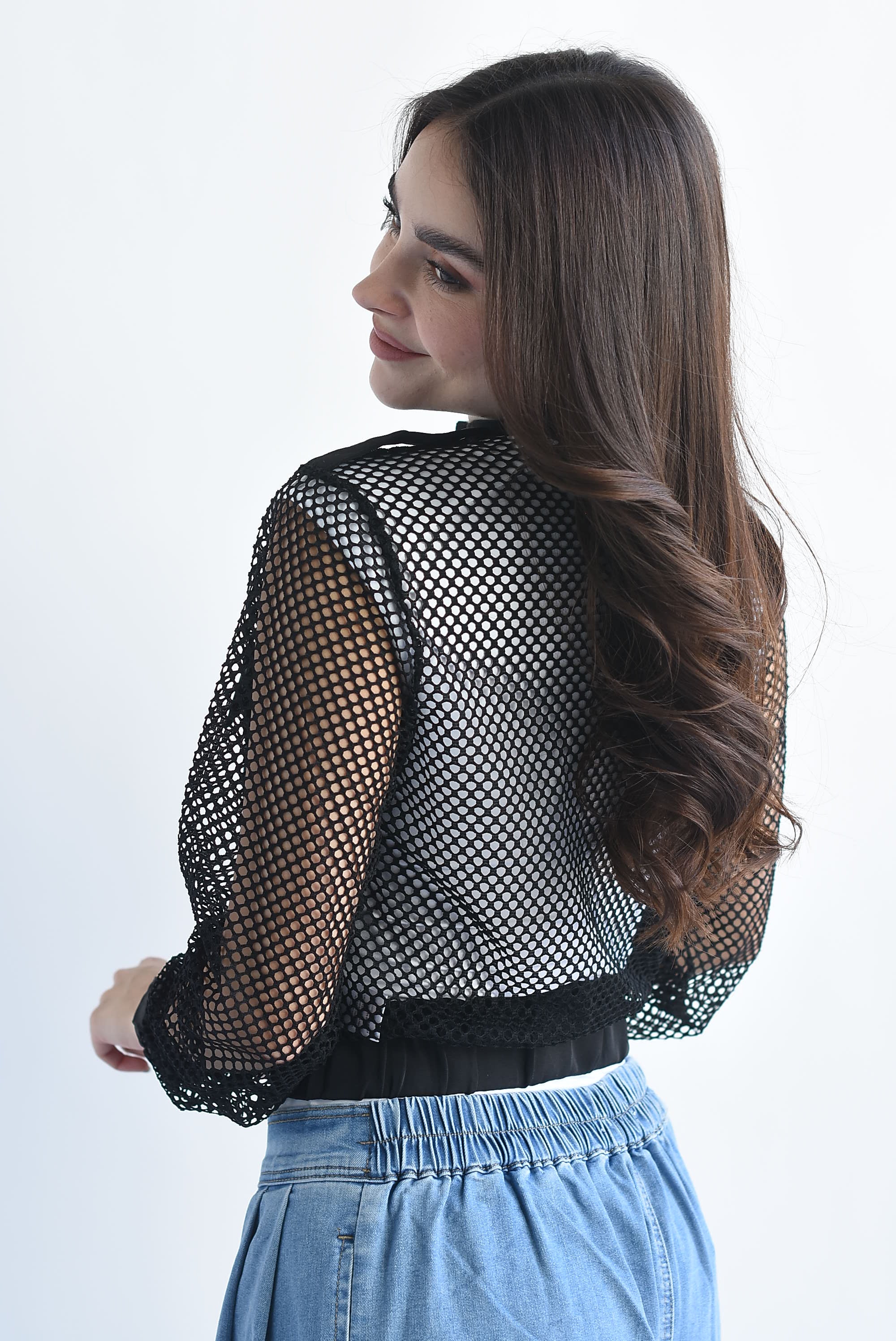 Chamarra bomber calada