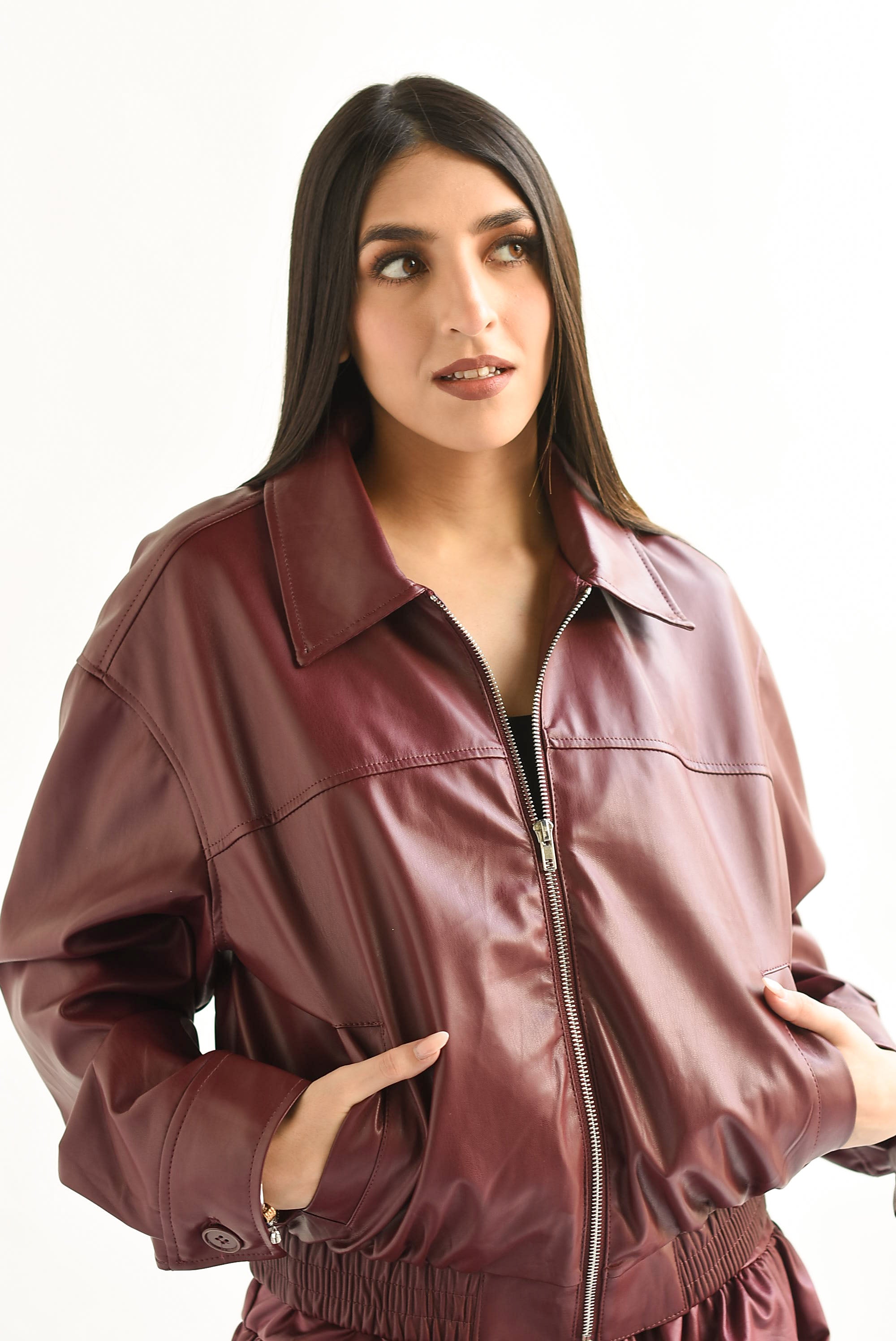 Chamarra bomber vinipiel Vino