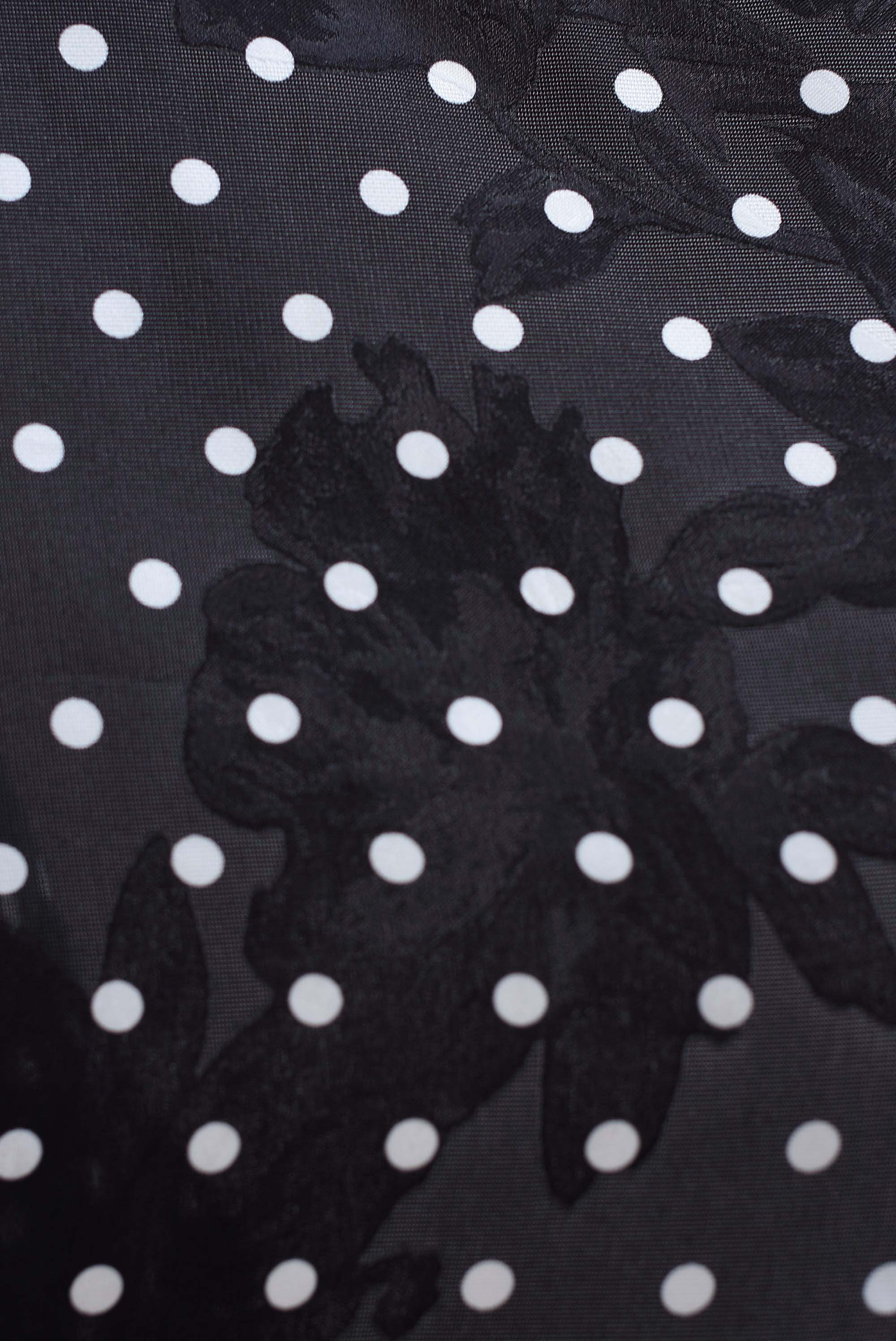 Blusa manga globo polka dots y flores