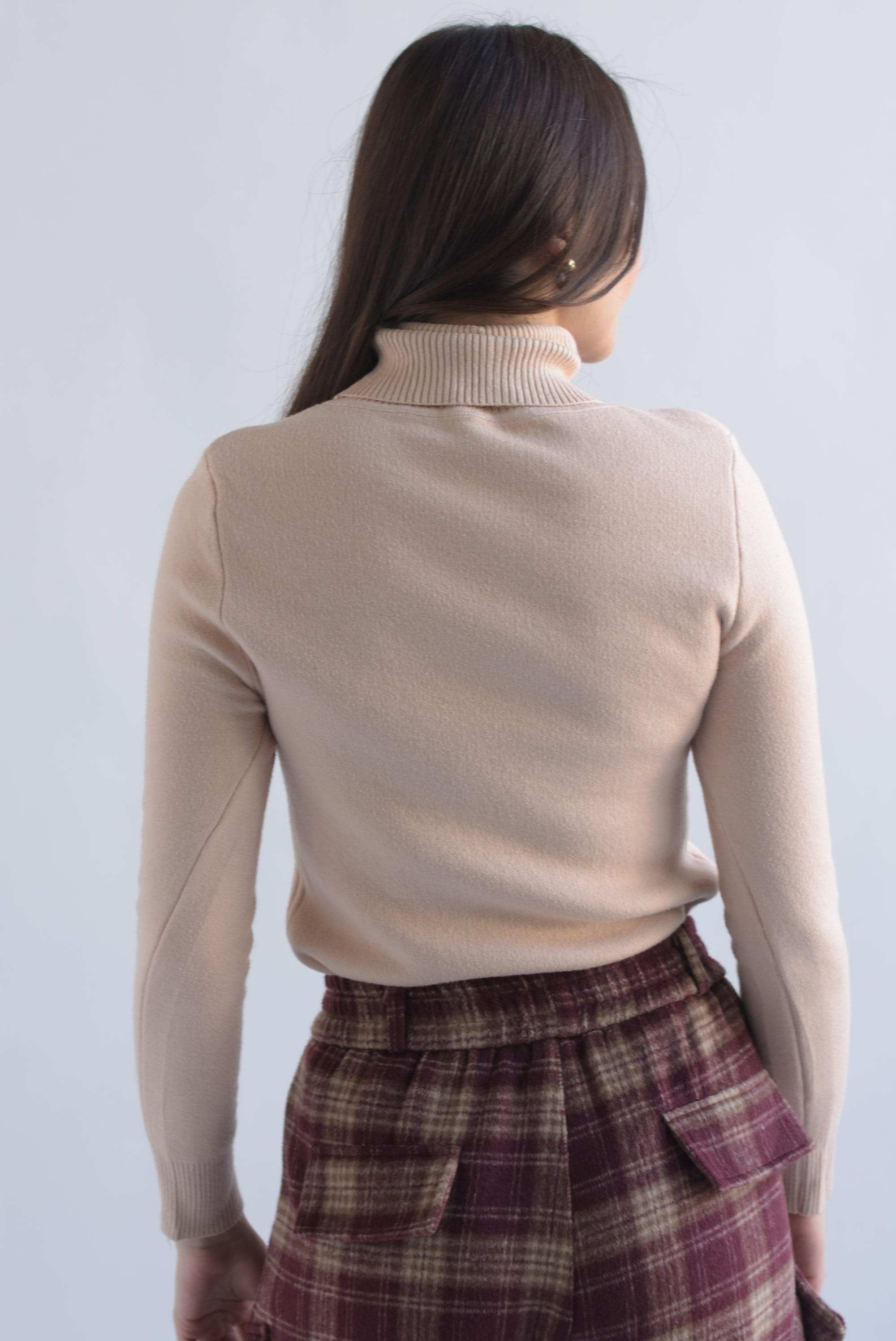 Sweater térmico cuello alto Kaki