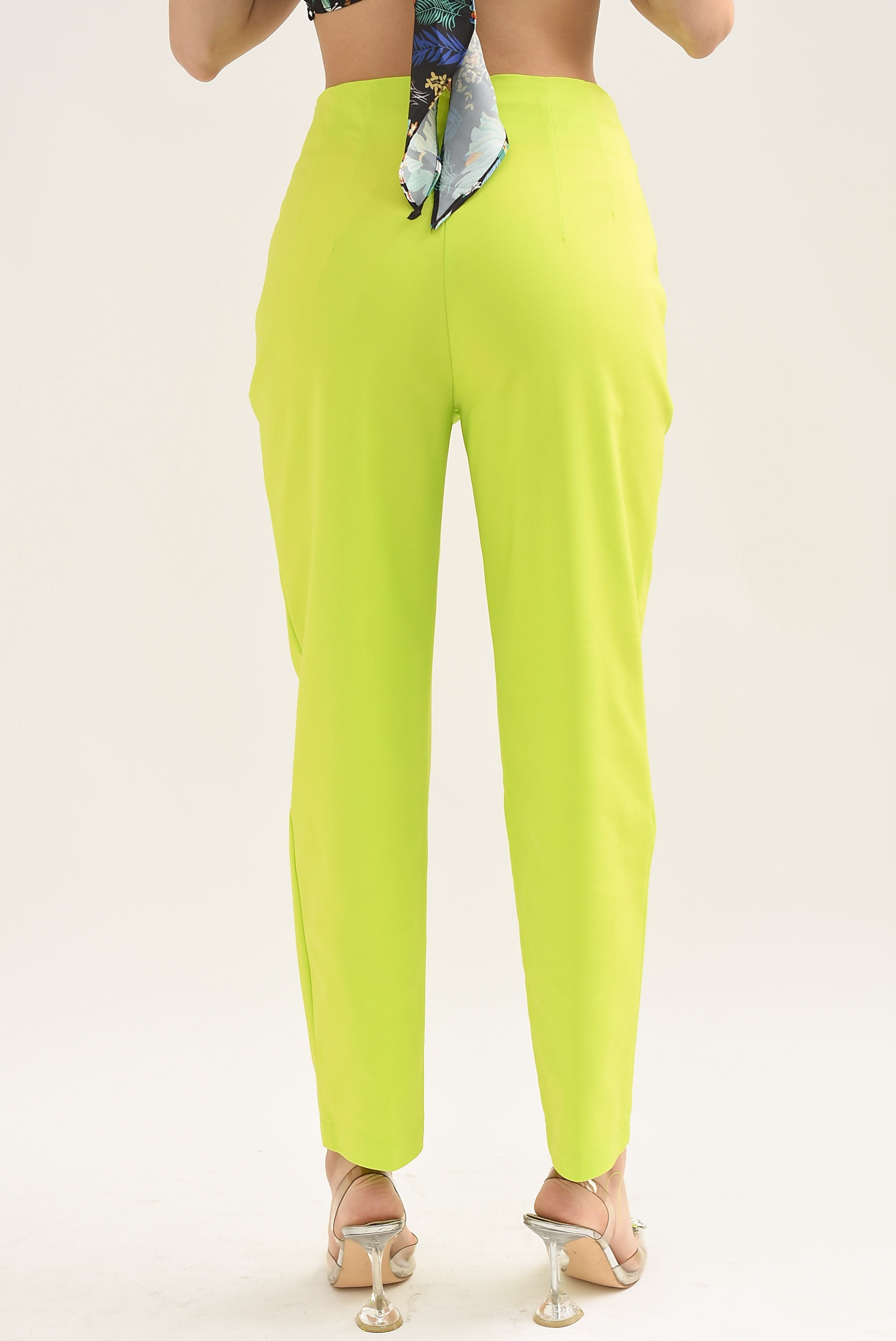 Pantalón de vestir pinzas Lime
