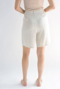 Fashion Styled Bermuda lino Crudo