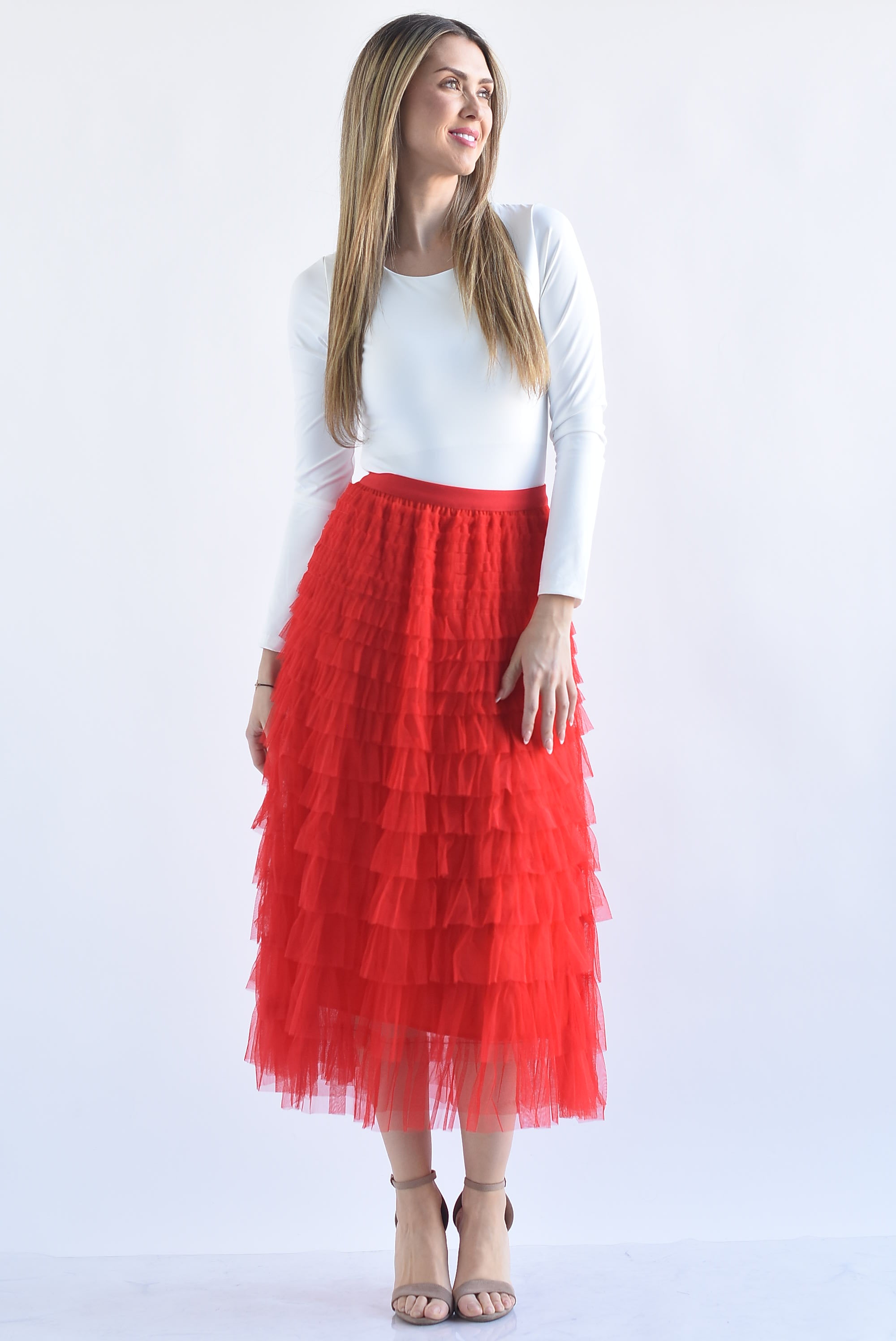 Falda tulle olanes