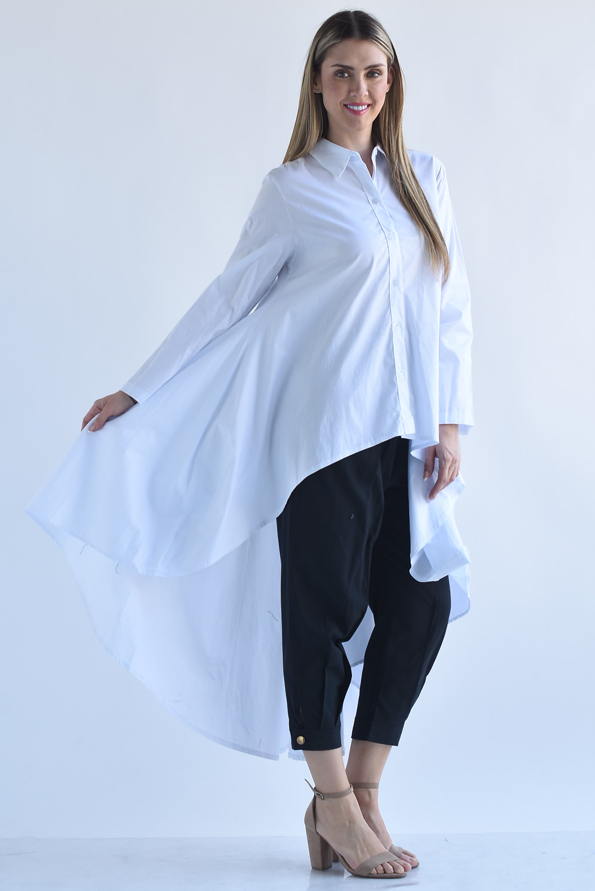 Camisa cauda trasera