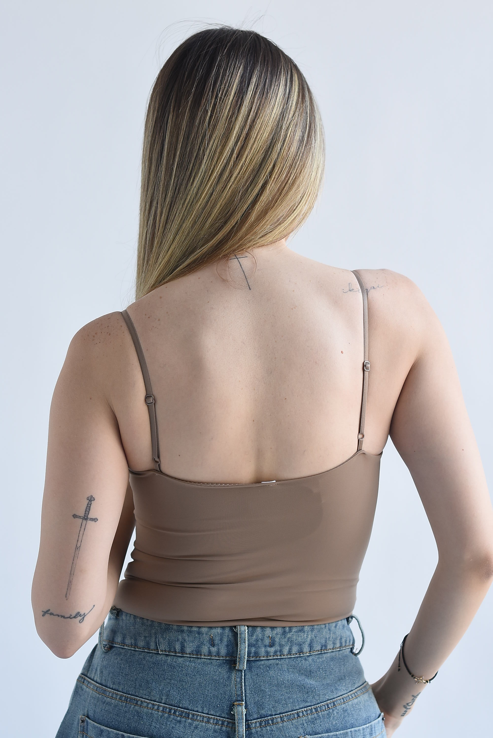 Body licra doble tirantes