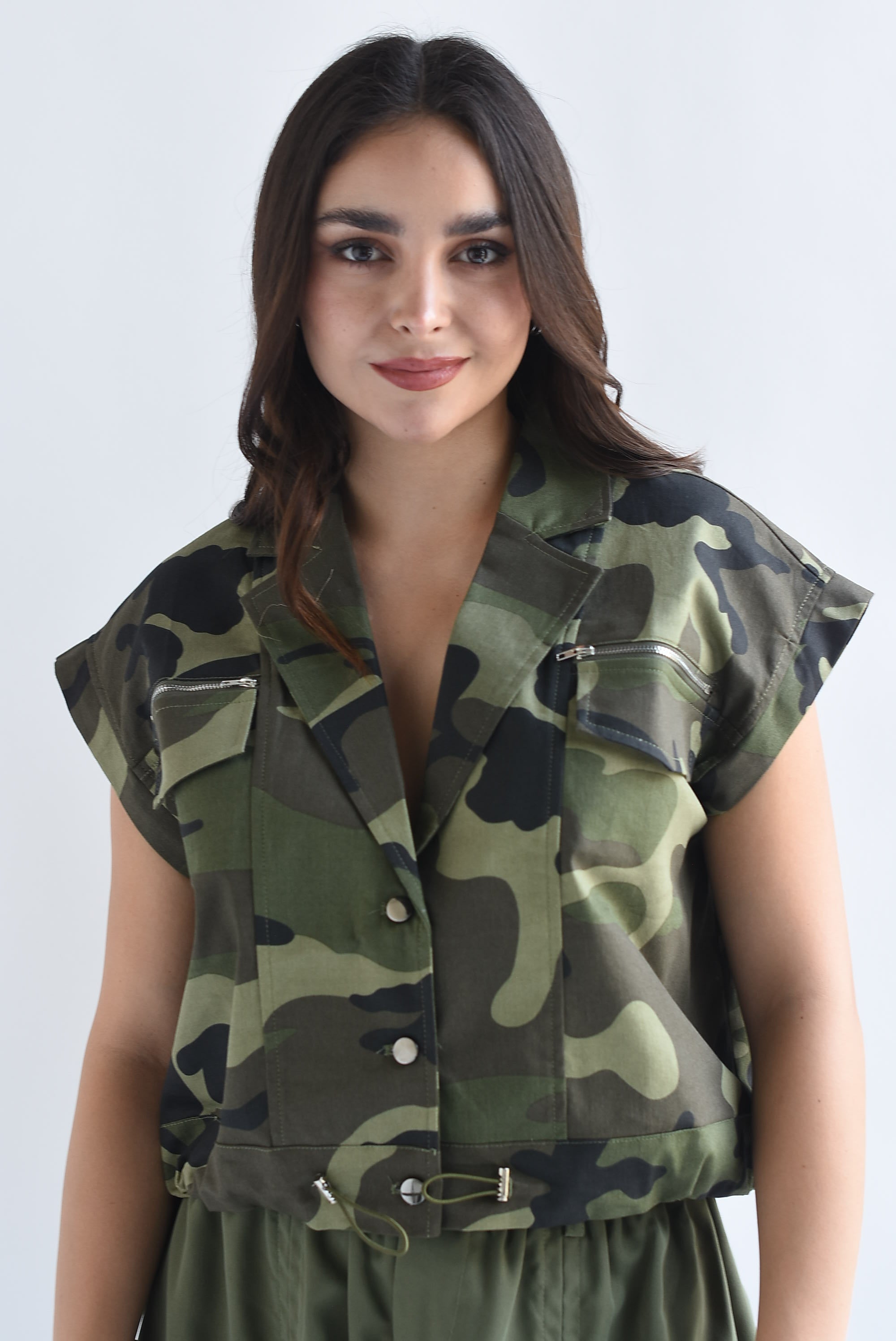 Chaleco jareta camuflaje