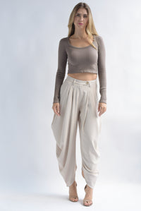 Fashion Styled PREVENTA Pantalón globo Beige