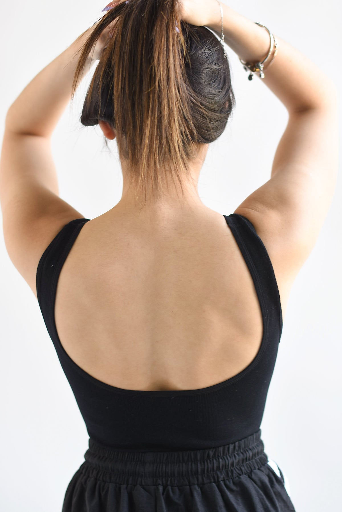 Body básico tirantes licra Negro