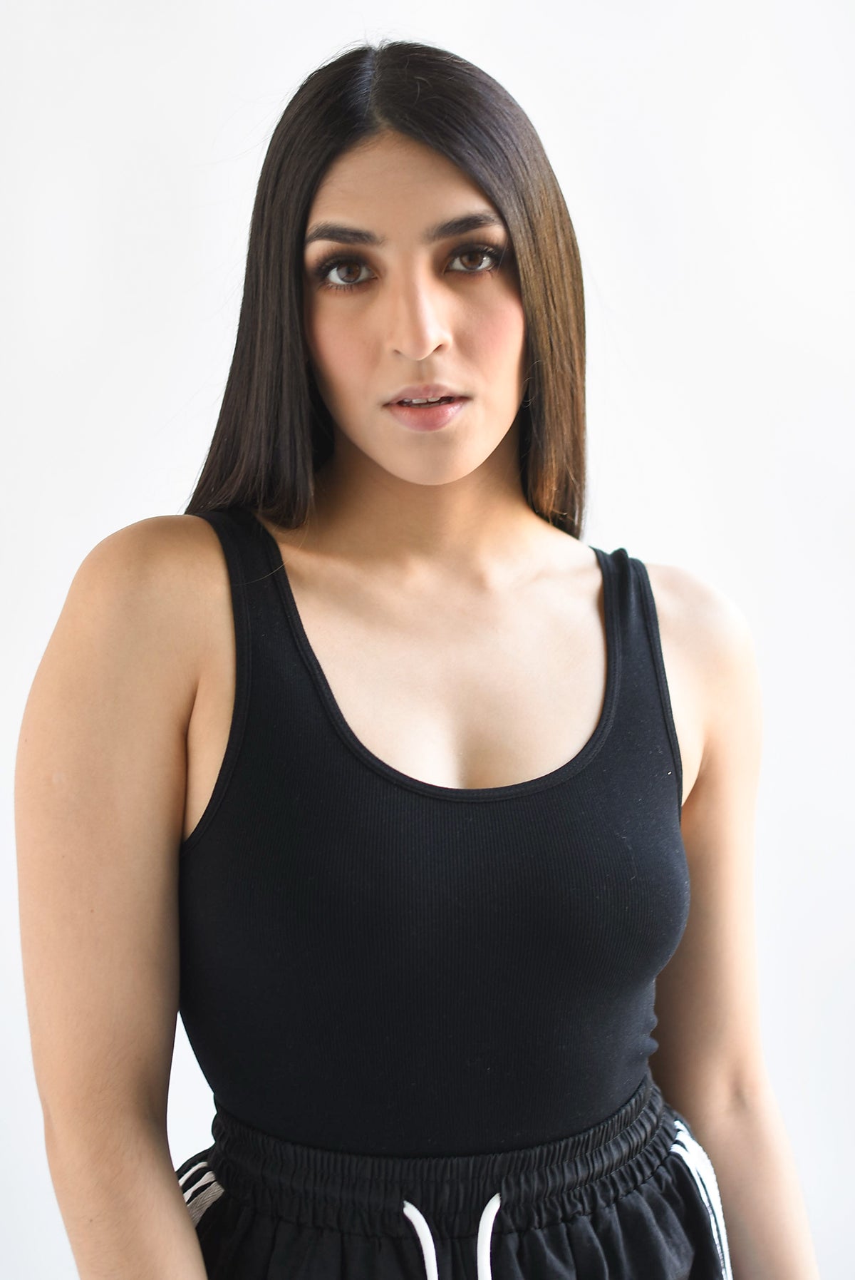 Body básico tirantes licra Negro