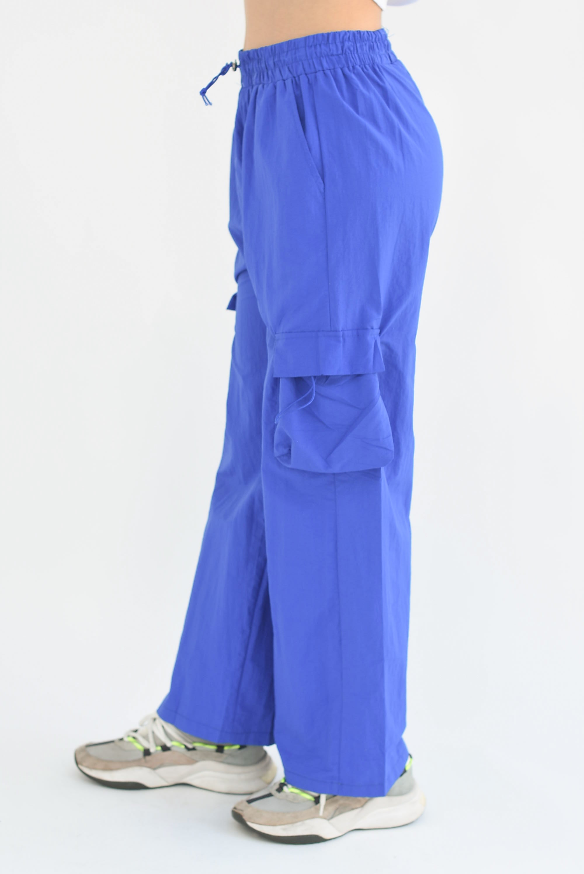 Pantalón cargo 3D Azul Rey